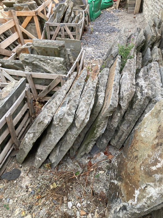 Green Penant Flags Flagstones