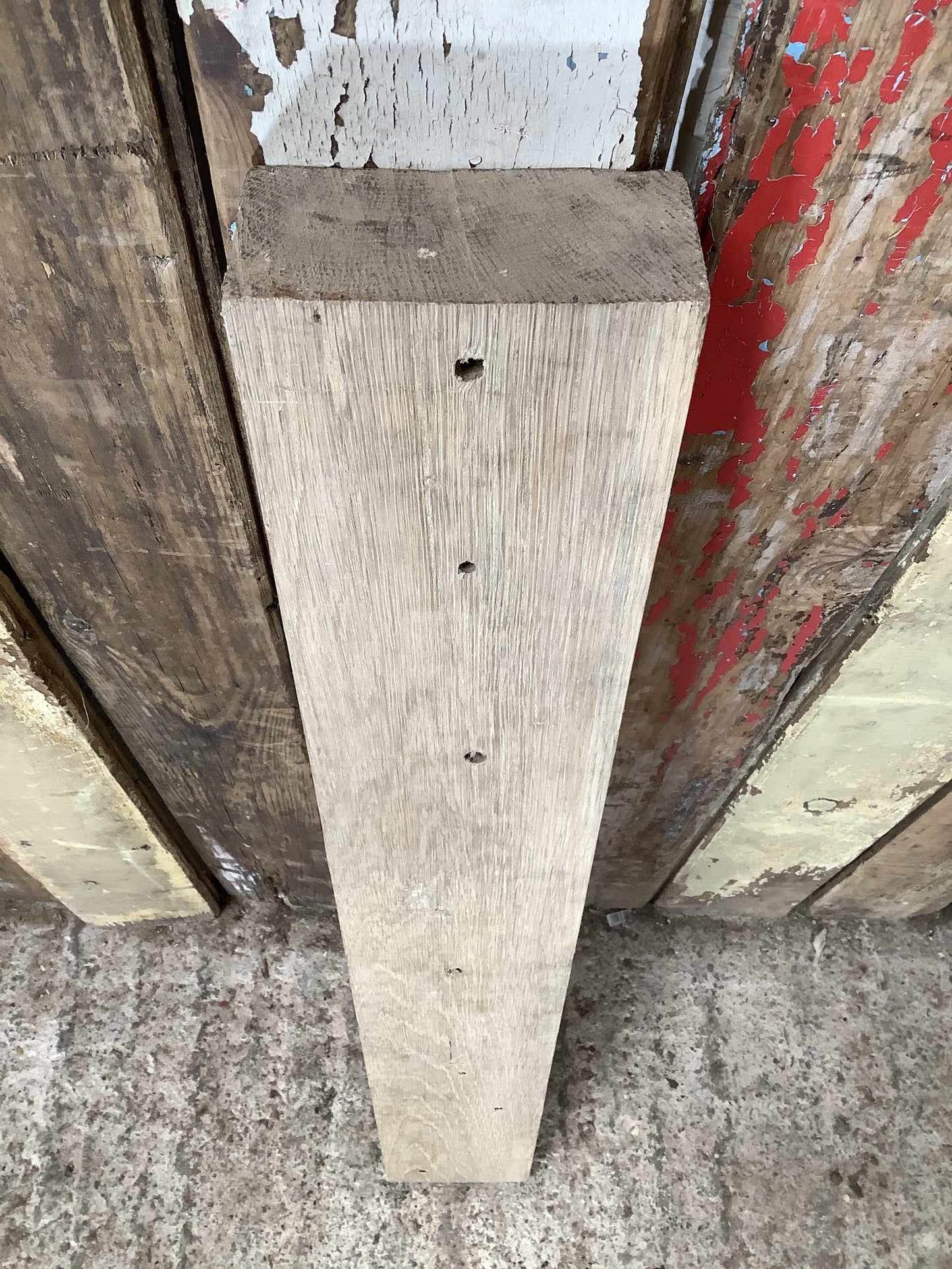 Reclaimed Rustic Solid English Oak Floating Shelf Plank 2'5"L