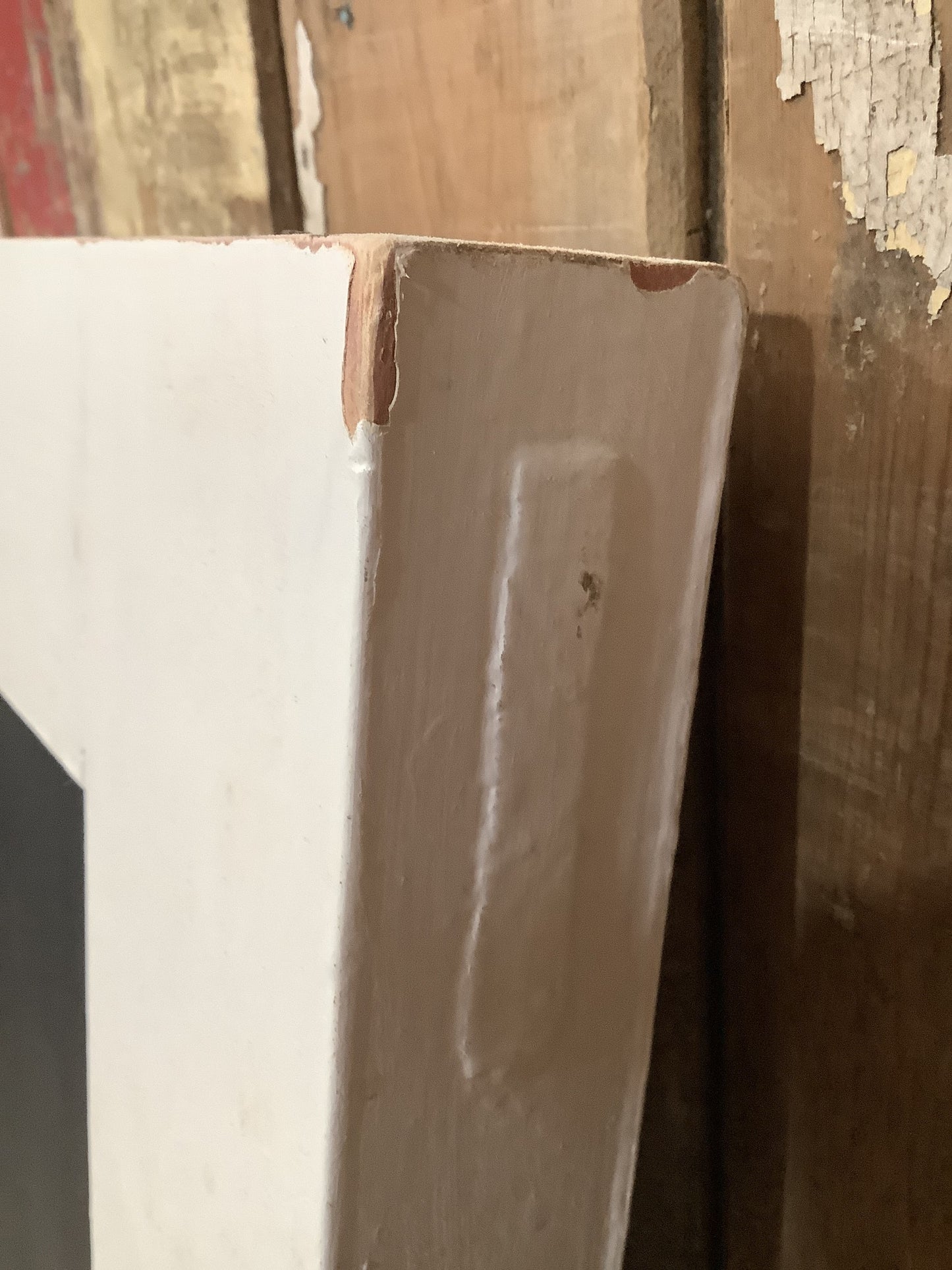 Interesting White Doubled Sided White Panel Blackboard Noticeboard 2'7"H 2'2" W
