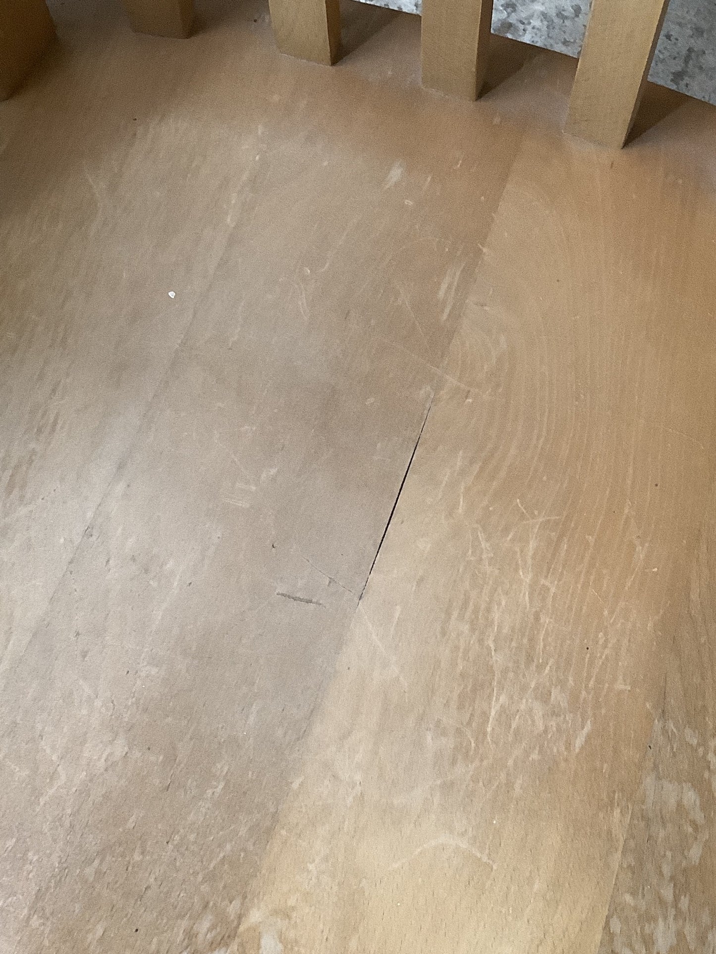 Spit in the middle of the seat