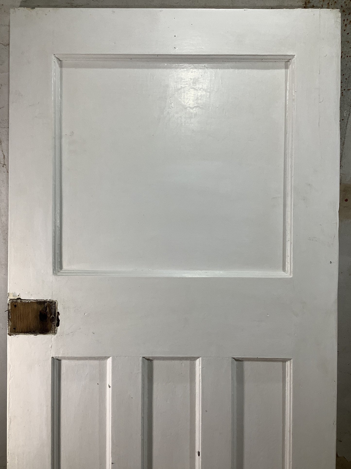 2nd Pic 1930s Internal Painted Pitch Pine Reclaimed Door