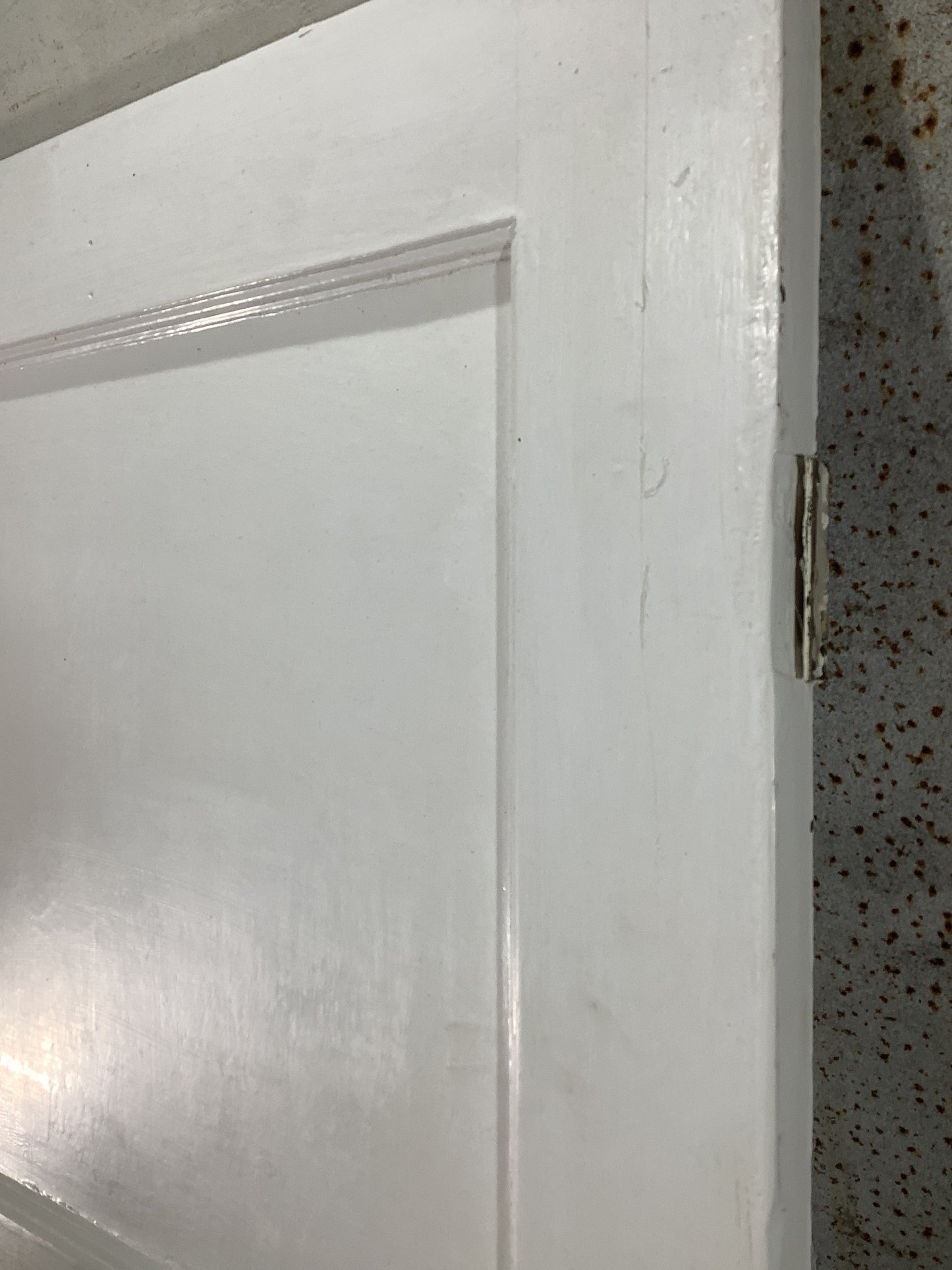 6th Pic 1930s Internal Painted Pitch Pine Reclaimed Door