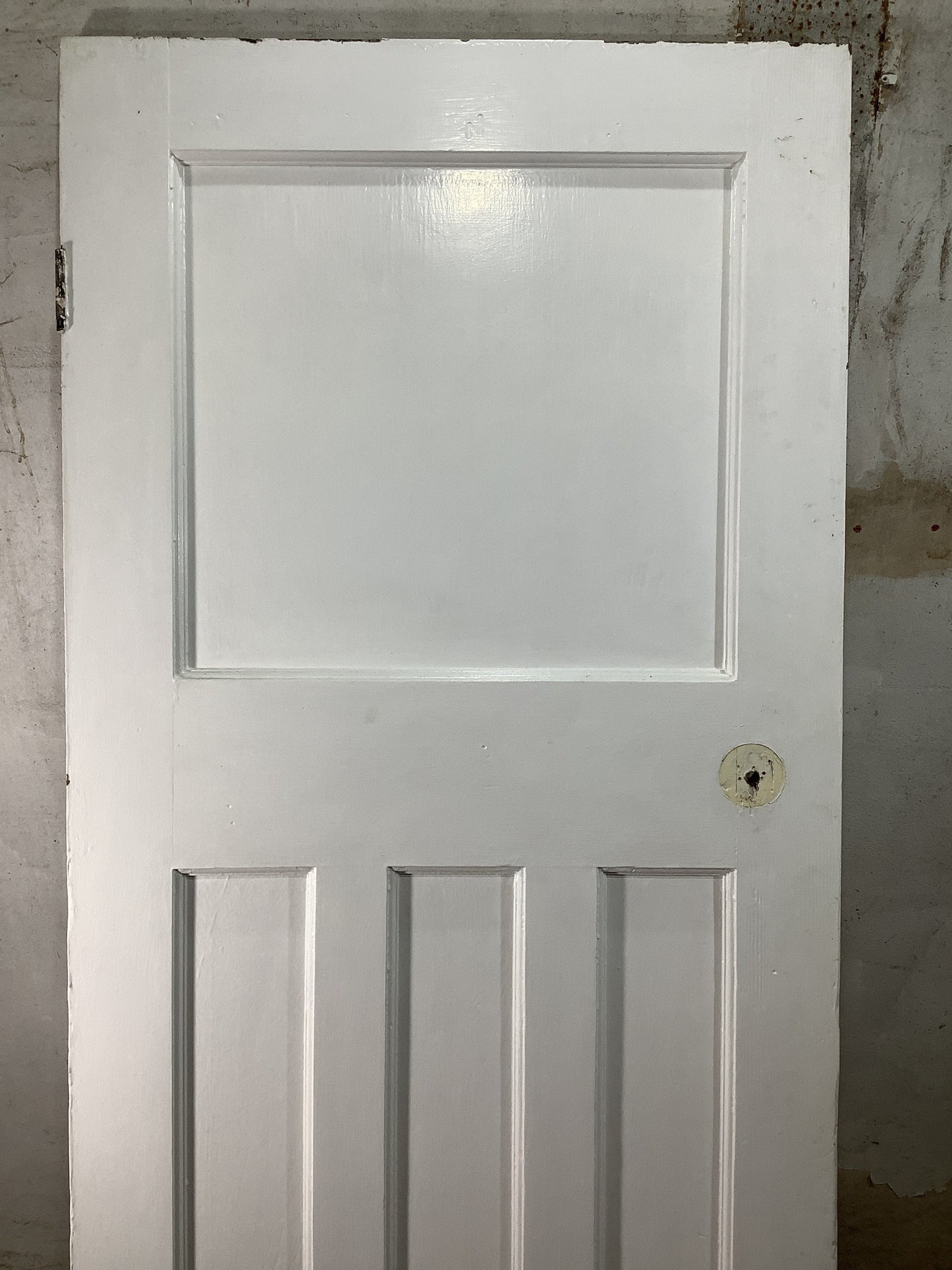 8th Pic 1930s Internal Painted Pitch Pine Reclaimed Door