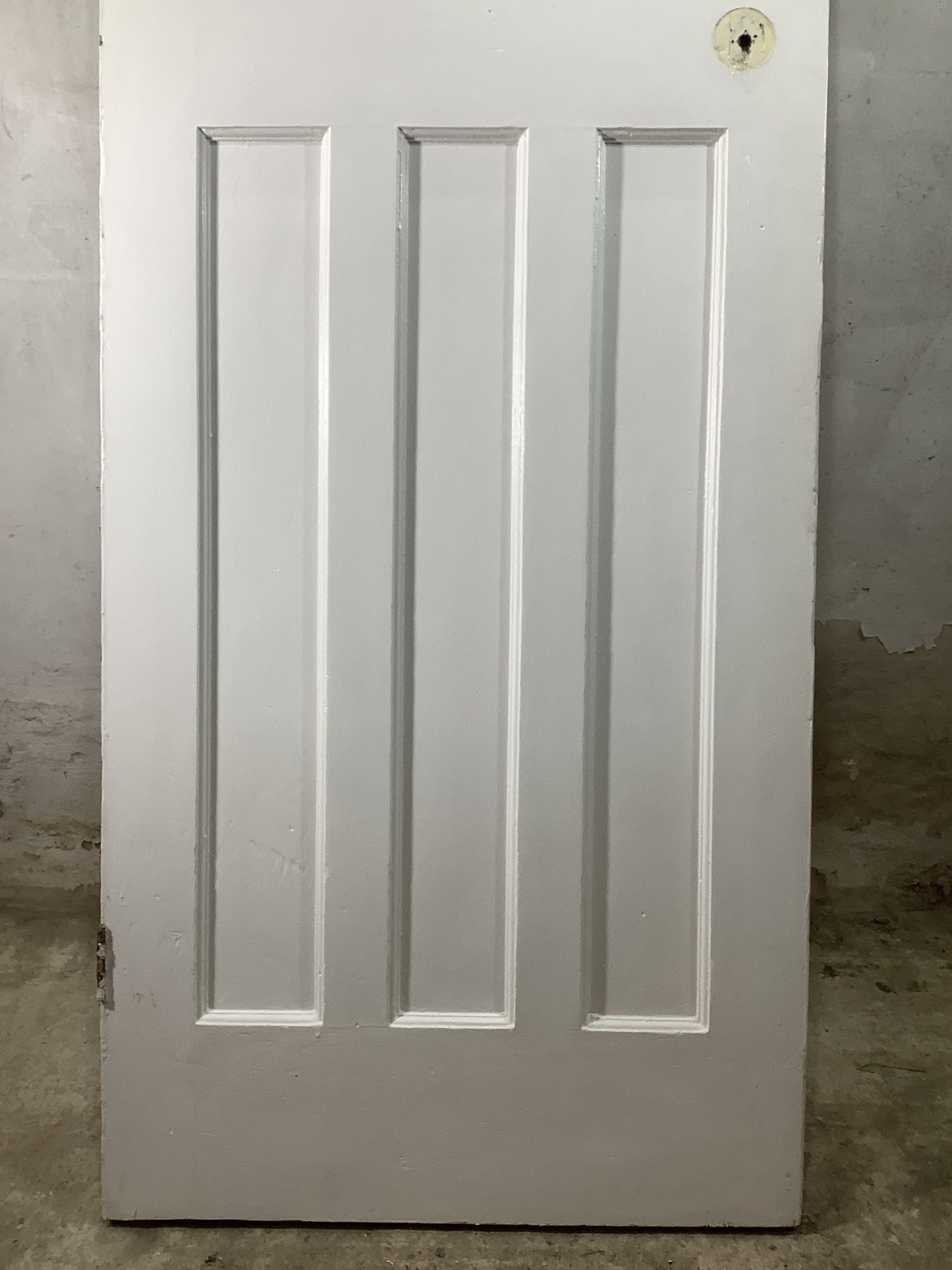 9th Pic 1930s Internal Painted Pitch Pine Reclaimed Door