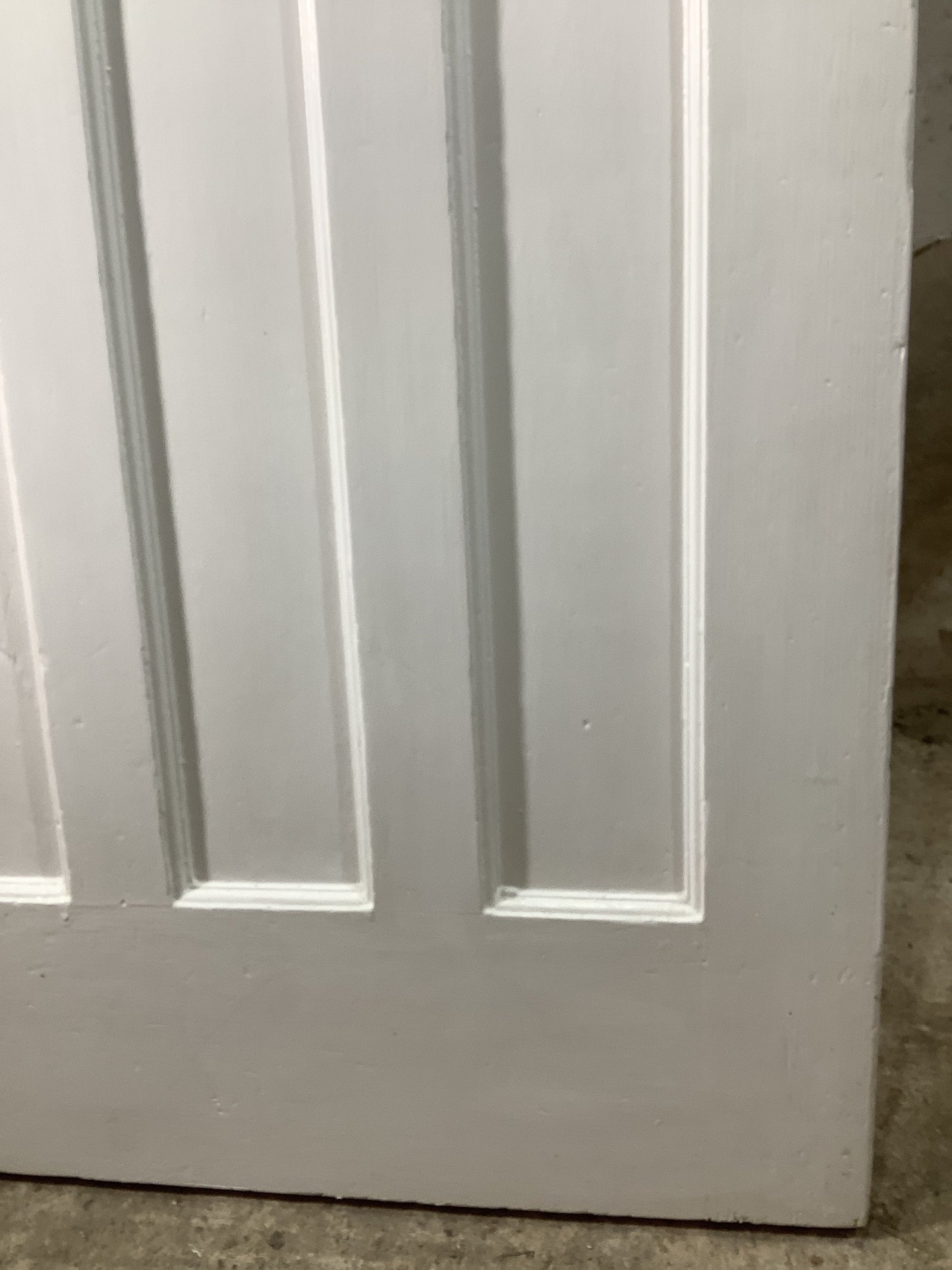 11th Pic 1930s Internal Painted Pitch Pine Reclaimed Door
