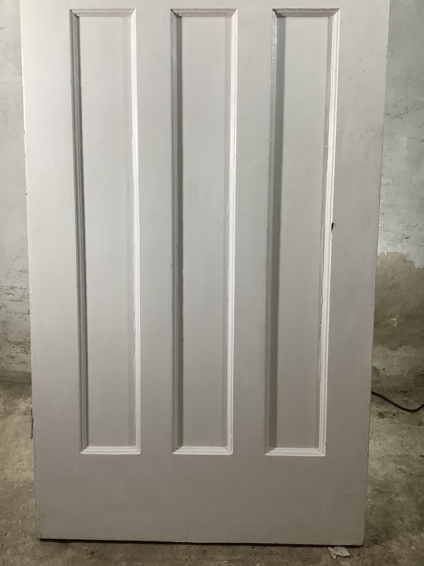 9th Pic 1930s Internal Painted Pitch Pine Reclaimed Door