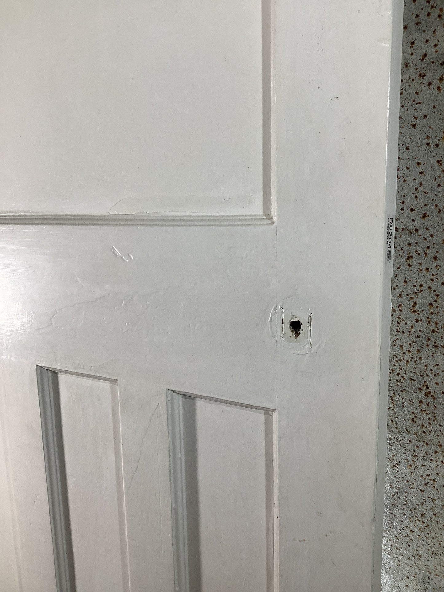 10th Pic 1930s Internal Painted Pitch Pine Reclaimed Door