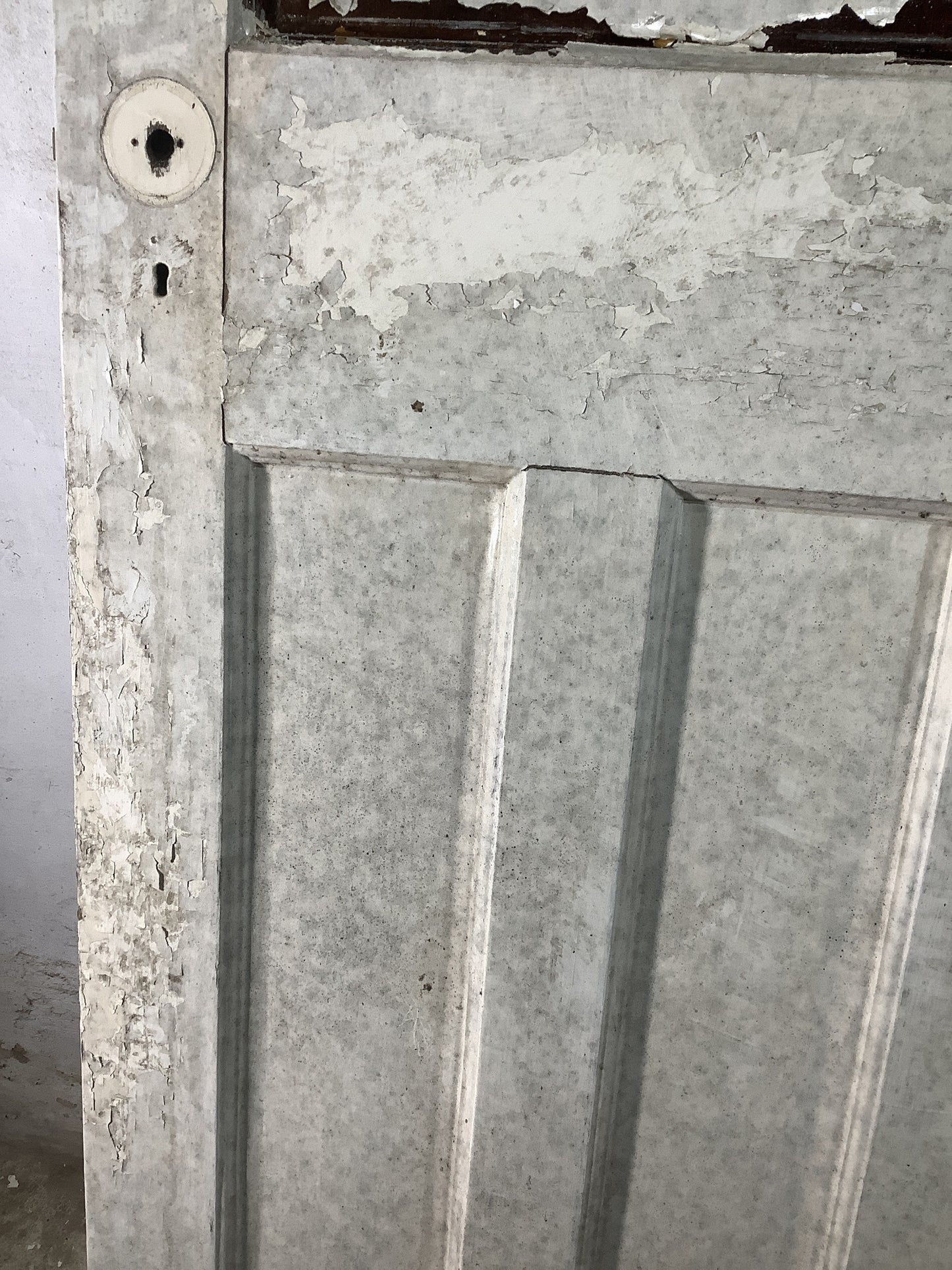 5th Pic 1930s Internal Painted Pitch Pine Reclaimed Door