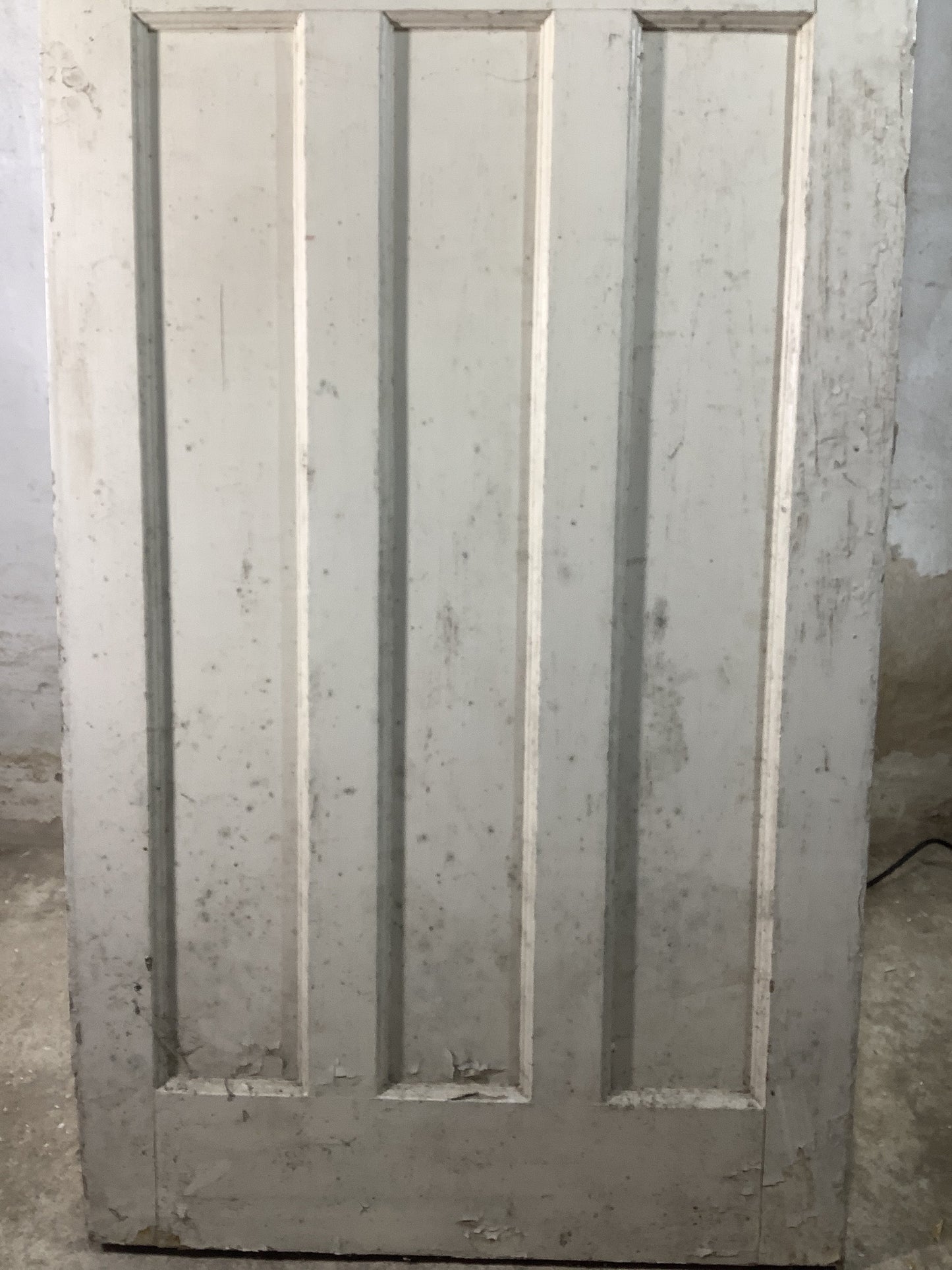 9th Pic 1930s Internal Painted Pitch Pine Reclaimed Door