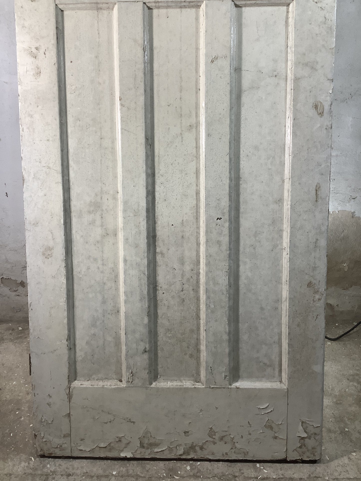 3rd Pic 1930s Internal Painted Pitch Pine Reclaimed Door