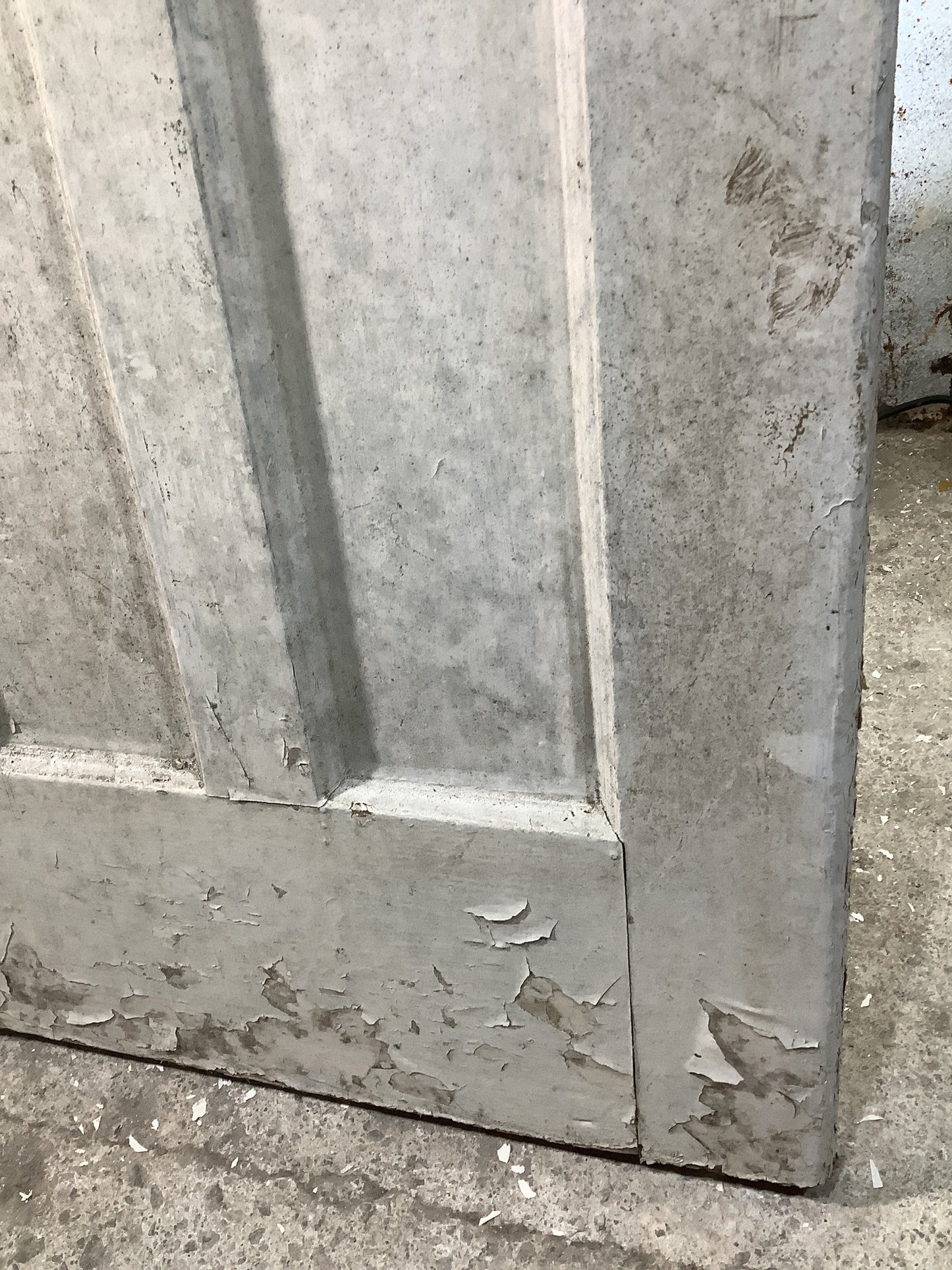 6th Pic 1930s Internal Painted Pitch Pine Reclaimed Door