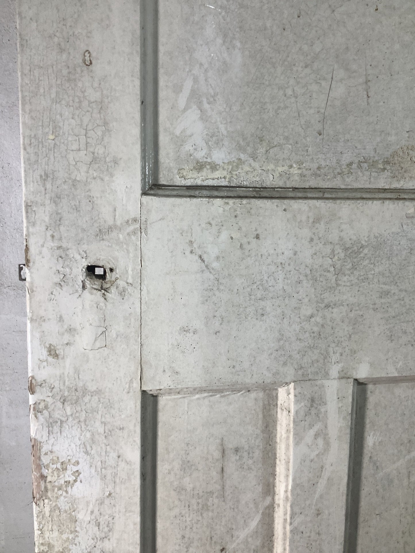 10th Pic 1930s Internal Painted Pitch Pine Reclaimed Door