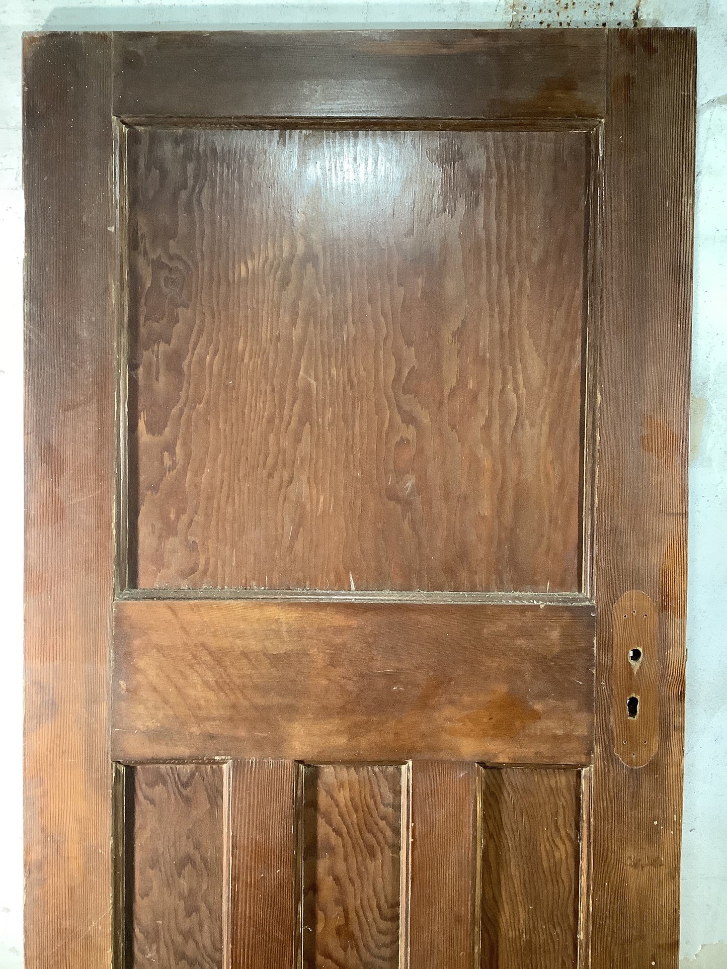 2nd Pic 1930s Internal Varnished Pitch Pine Reclaimed Door