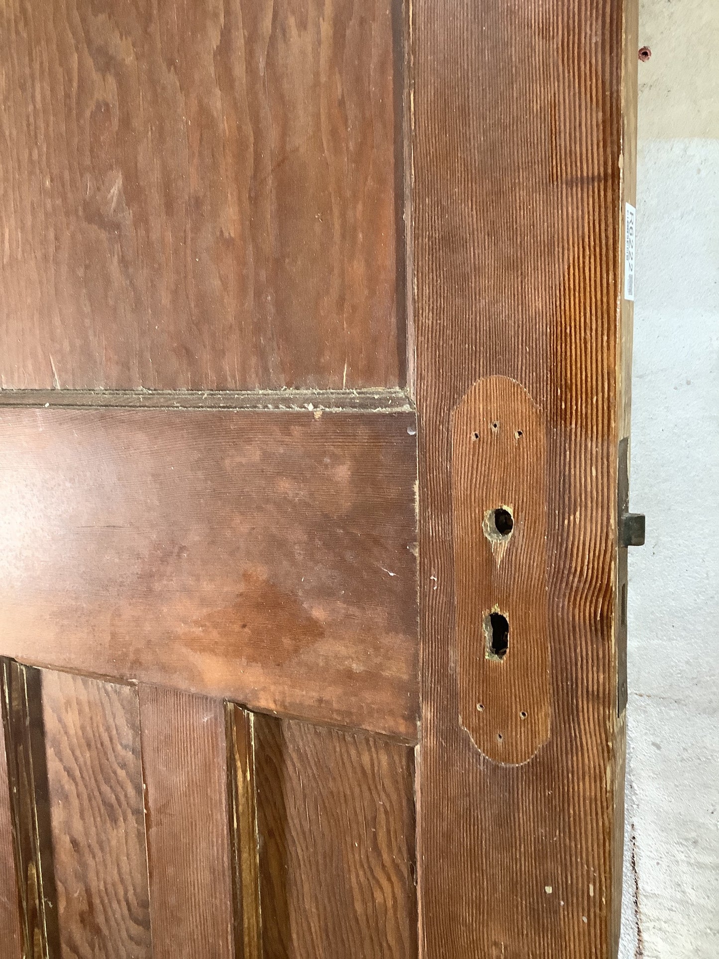 5th Pic 1930s Internal Varnished Pitch Pine Reclaimed Door