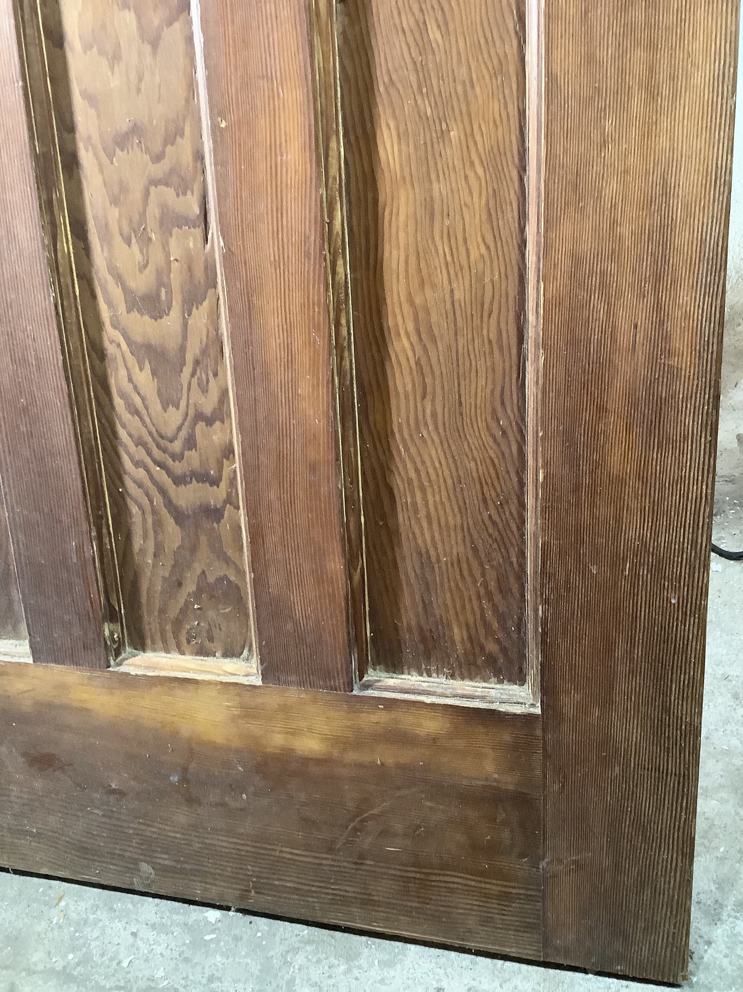 6th Pic 1930s Internal Varnished Pitch Pine Reclaimed Door