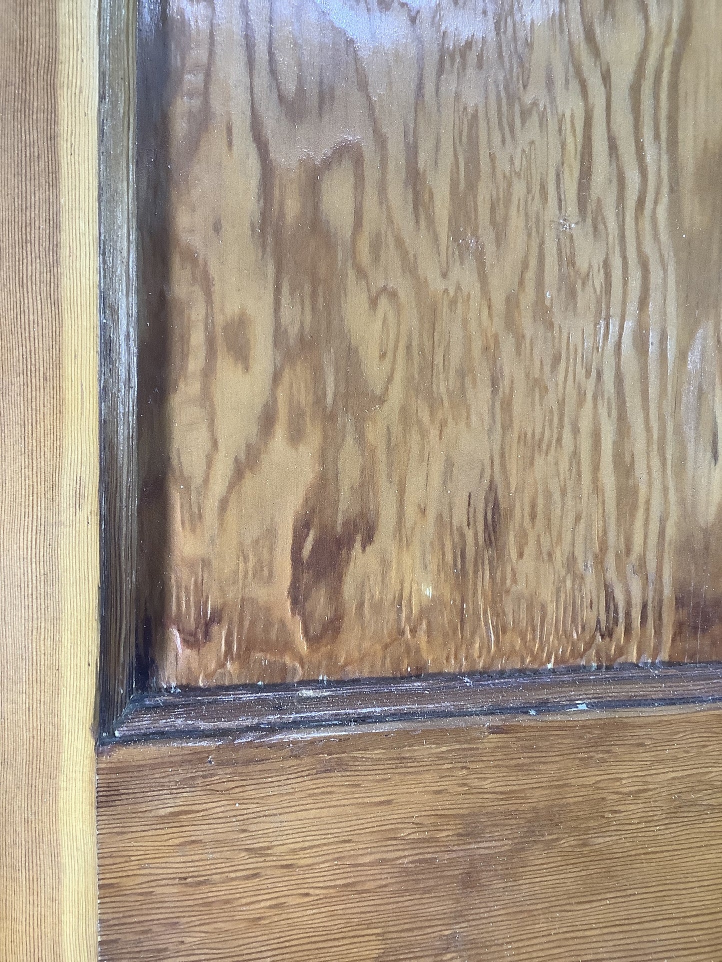 5th Pic 1930s Internal Varnished Pitch Pine Reclaimed Door