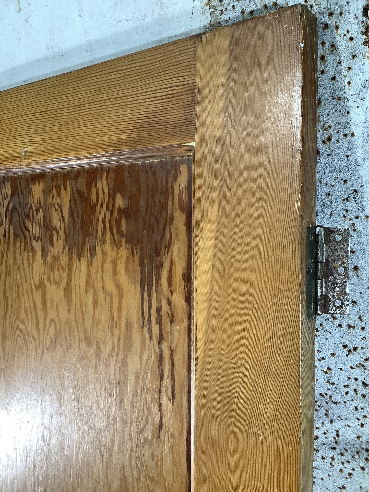 11th Pic 1930s Internal Varnished Pitch Pine Reclaimed Door