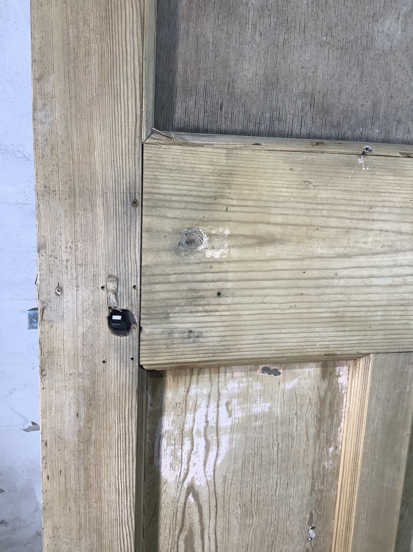 4th Pic 1930s Internal Stripped Pine Reclaimed Door