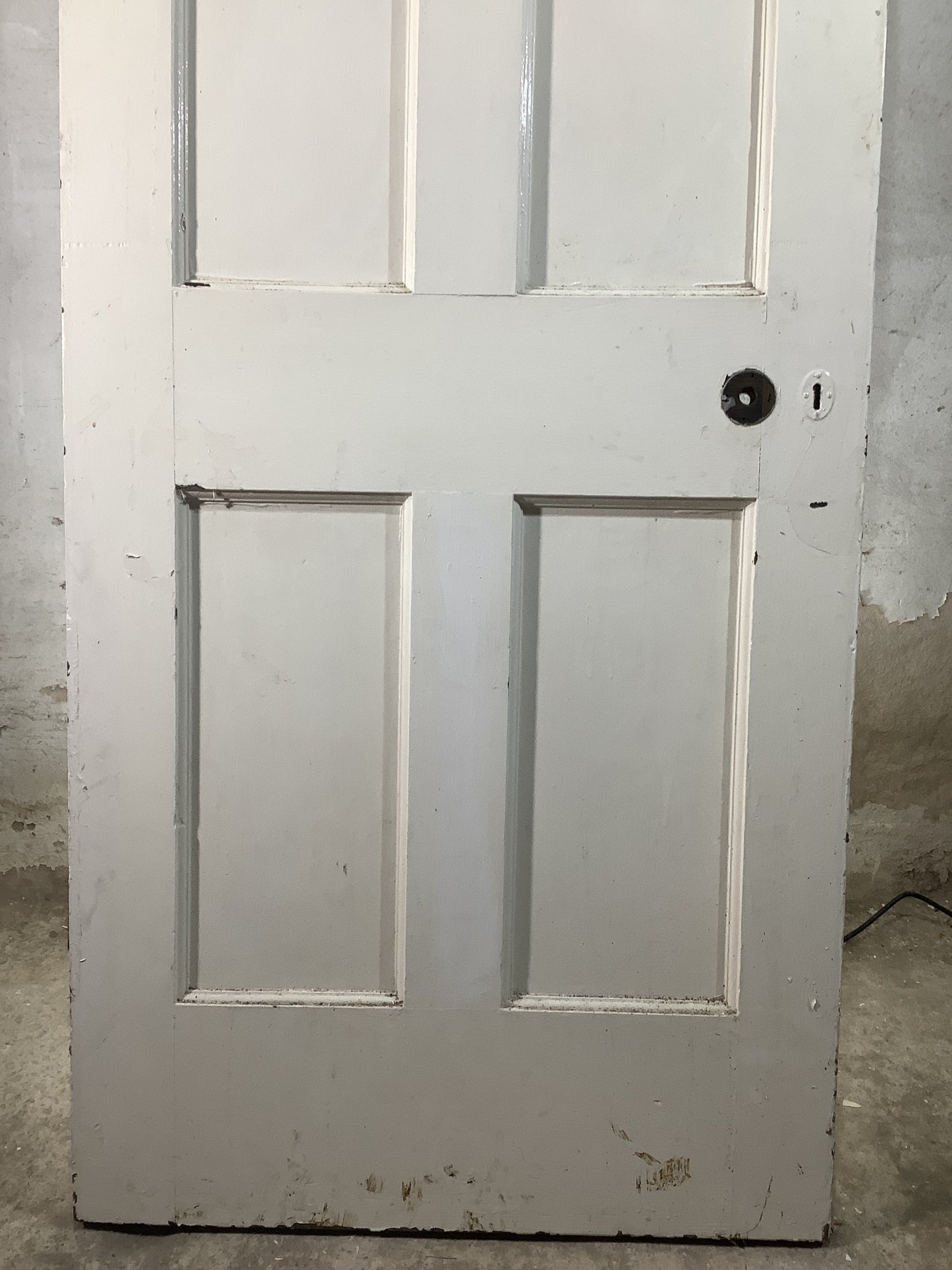 3rd Pic 1930s Internal Painted Pitch Pine Reclaimed Door