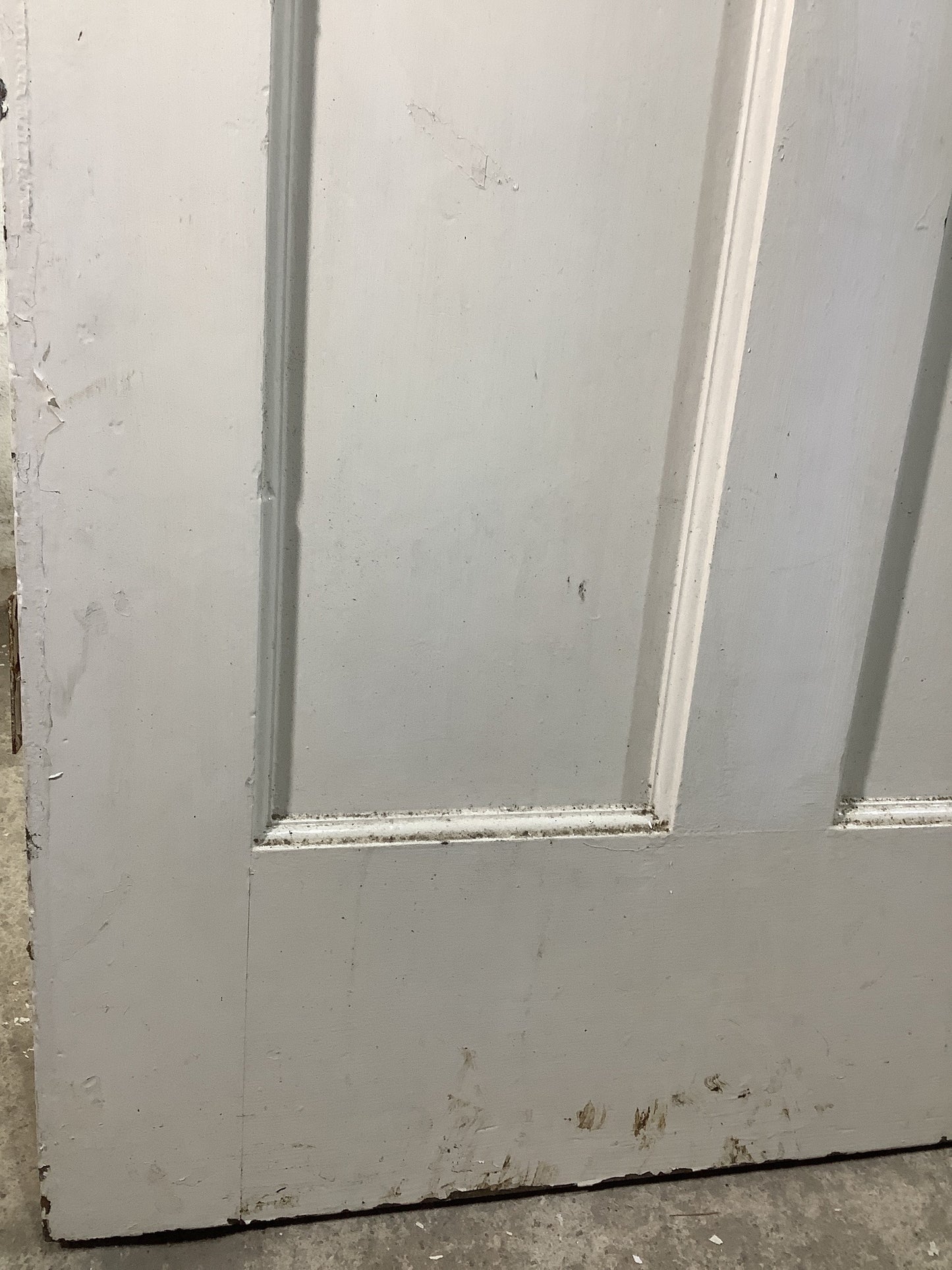6th Pic 1930s Internal Painted Pitch Pine Reclaimed Door