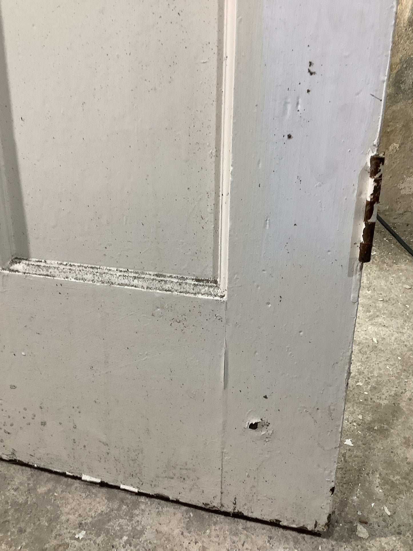 12th Pic 1930s Internal Painted Pitch Pine Reclaimed Door
