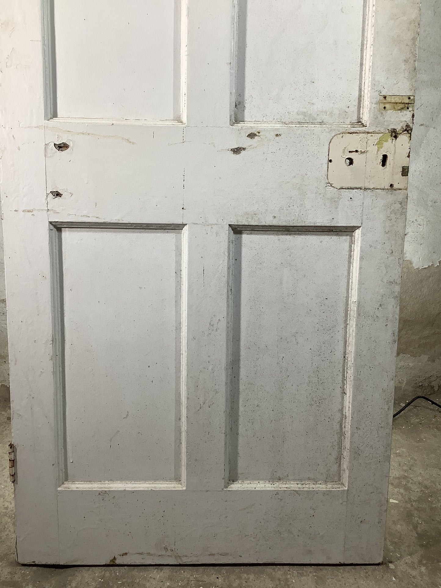 3rd Pic 1930s Internal Painted Pitch Pine Reclaimed Door