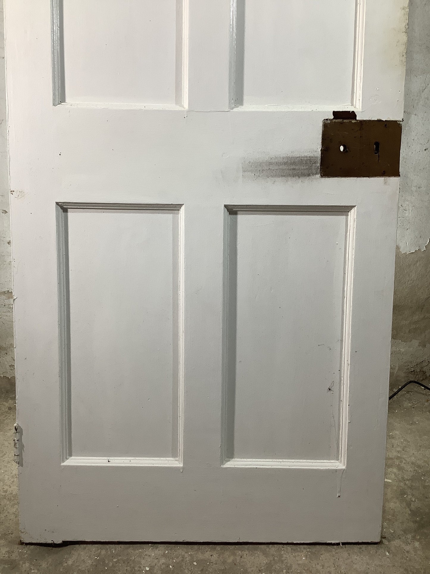 3rd Pic 1930s Internal Painted Pitch Pine Reclaimed Door