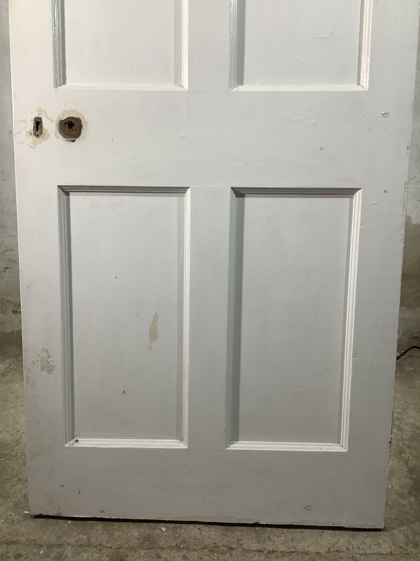 9th Pic 1930s Internal Painted Pitch Pine Reclaimed Door