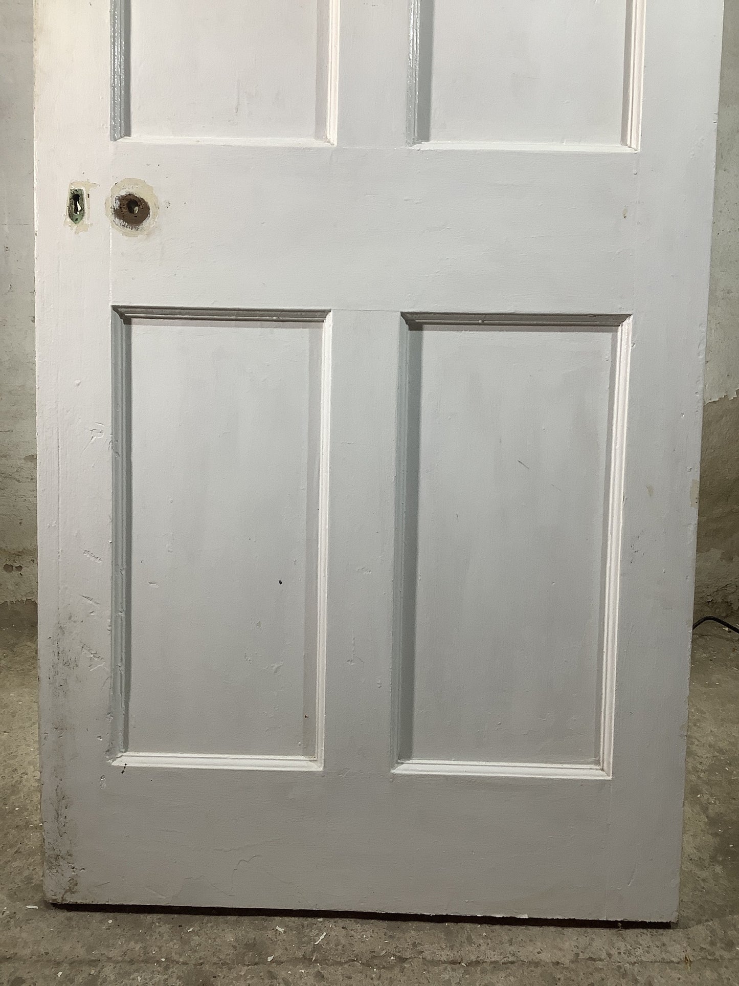 9th Pic 1930s Internal Painted Pitch Pine Reclaimed Door