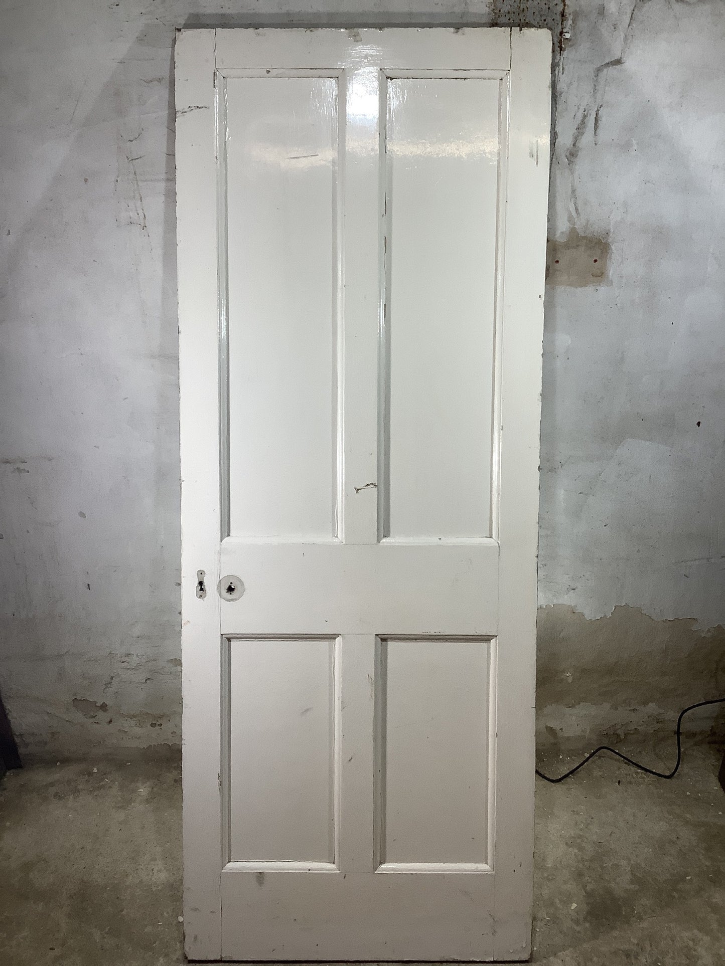 7th Pic 1930s Internal Painted Pine Reclaimed Door