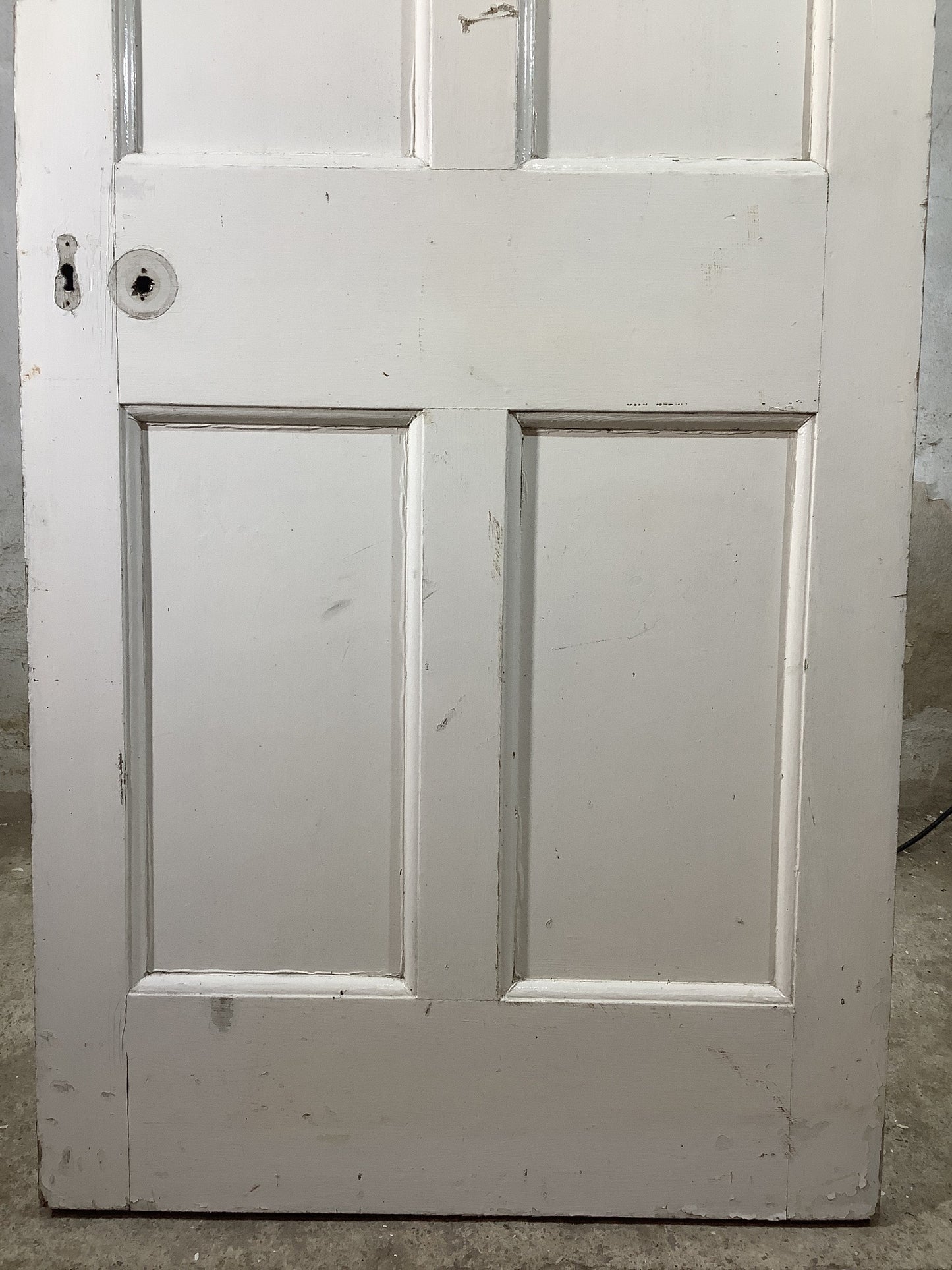9th Pic 1930s Internal Painted Pine Reclaimed Door