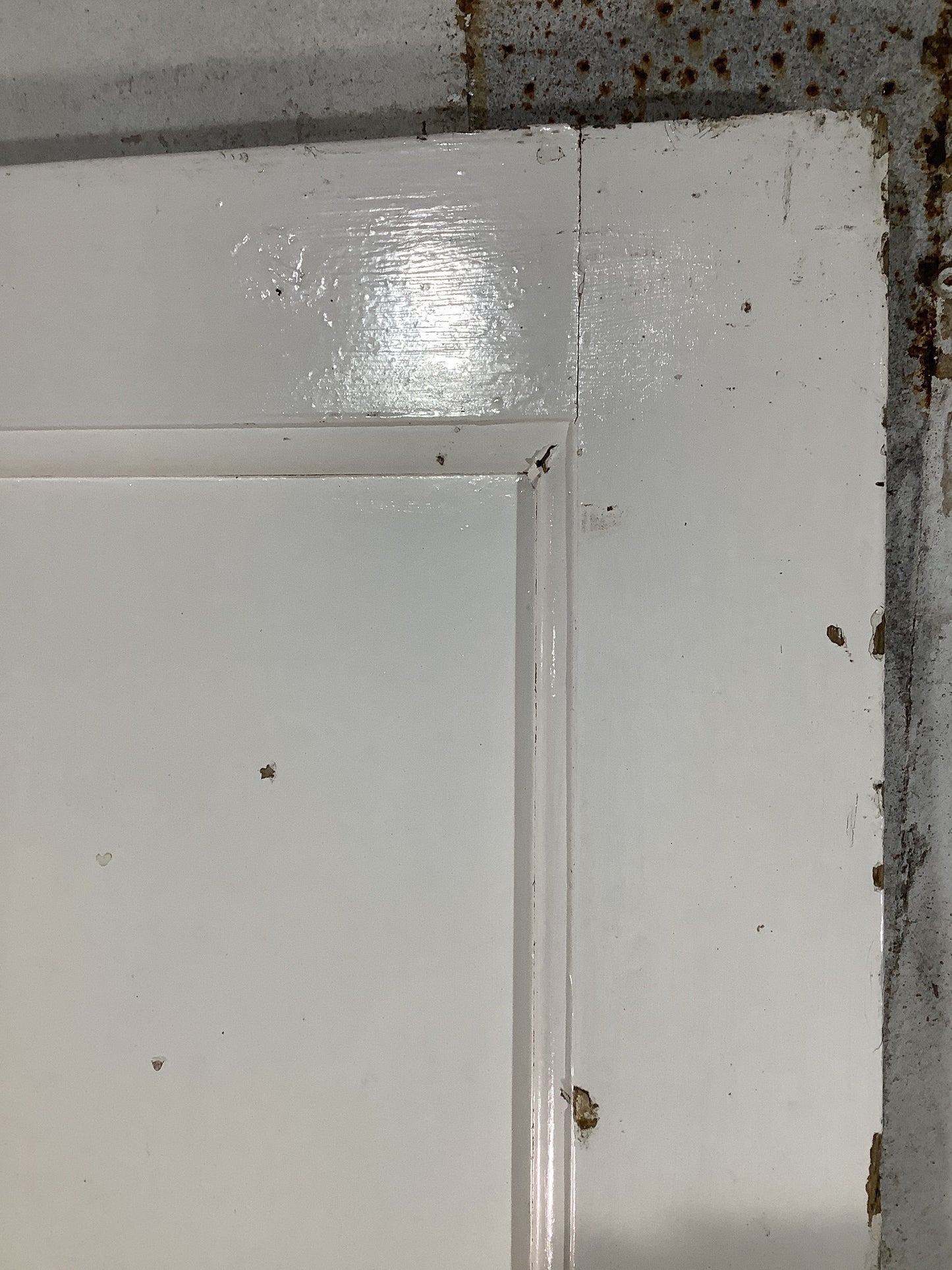6th Pic 1930s Internal Painted Pine Reclaimed Door