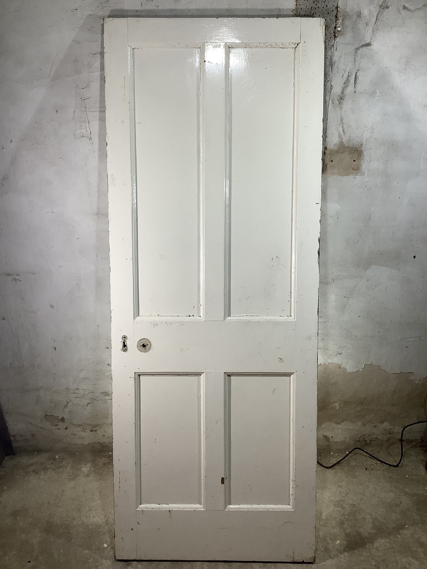 7th Pic 1930s Internal Painted Pine Reclaimed Door