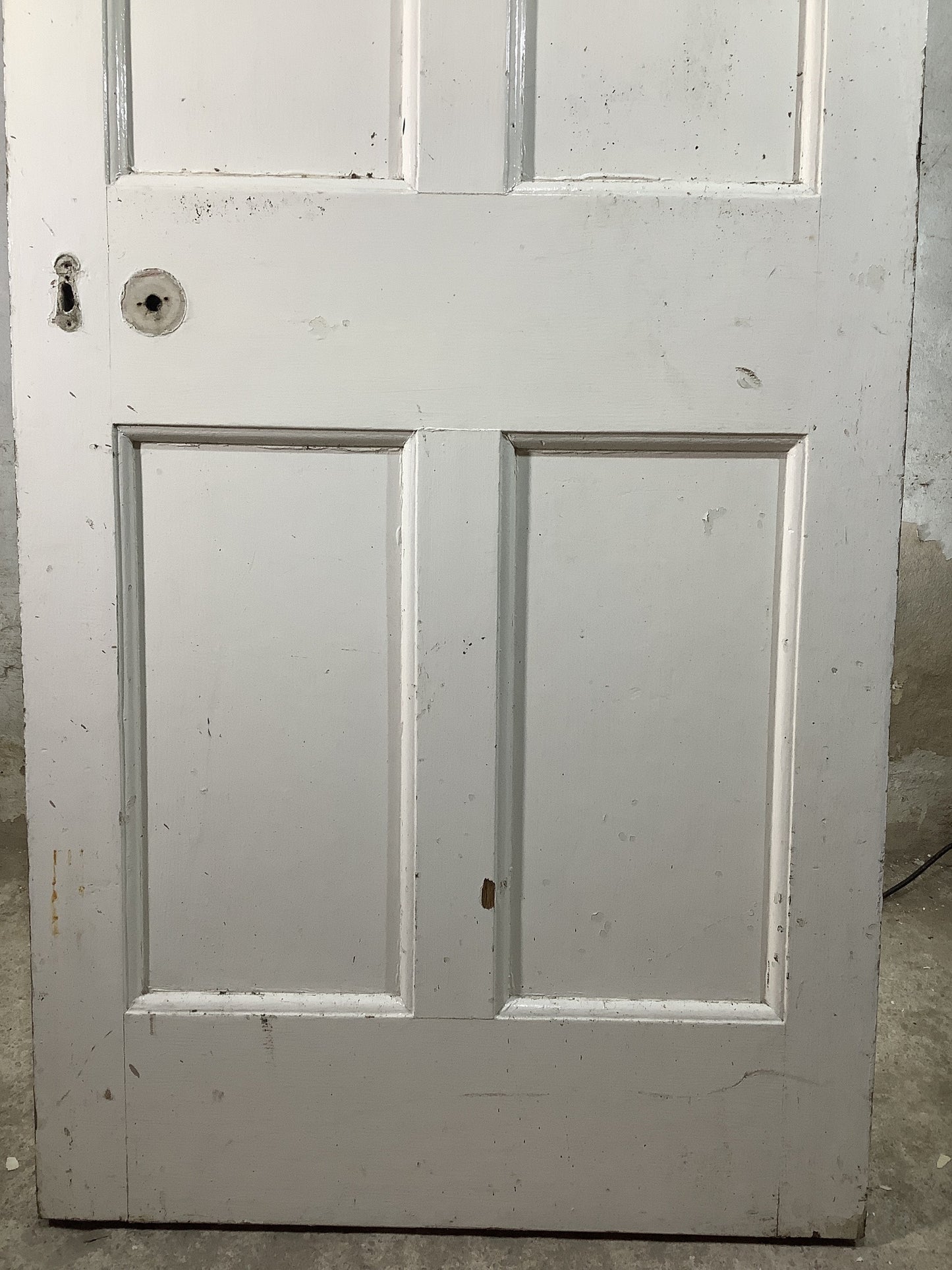 9th Pic 1930s Internal Painted Pine Reclaimed Door
