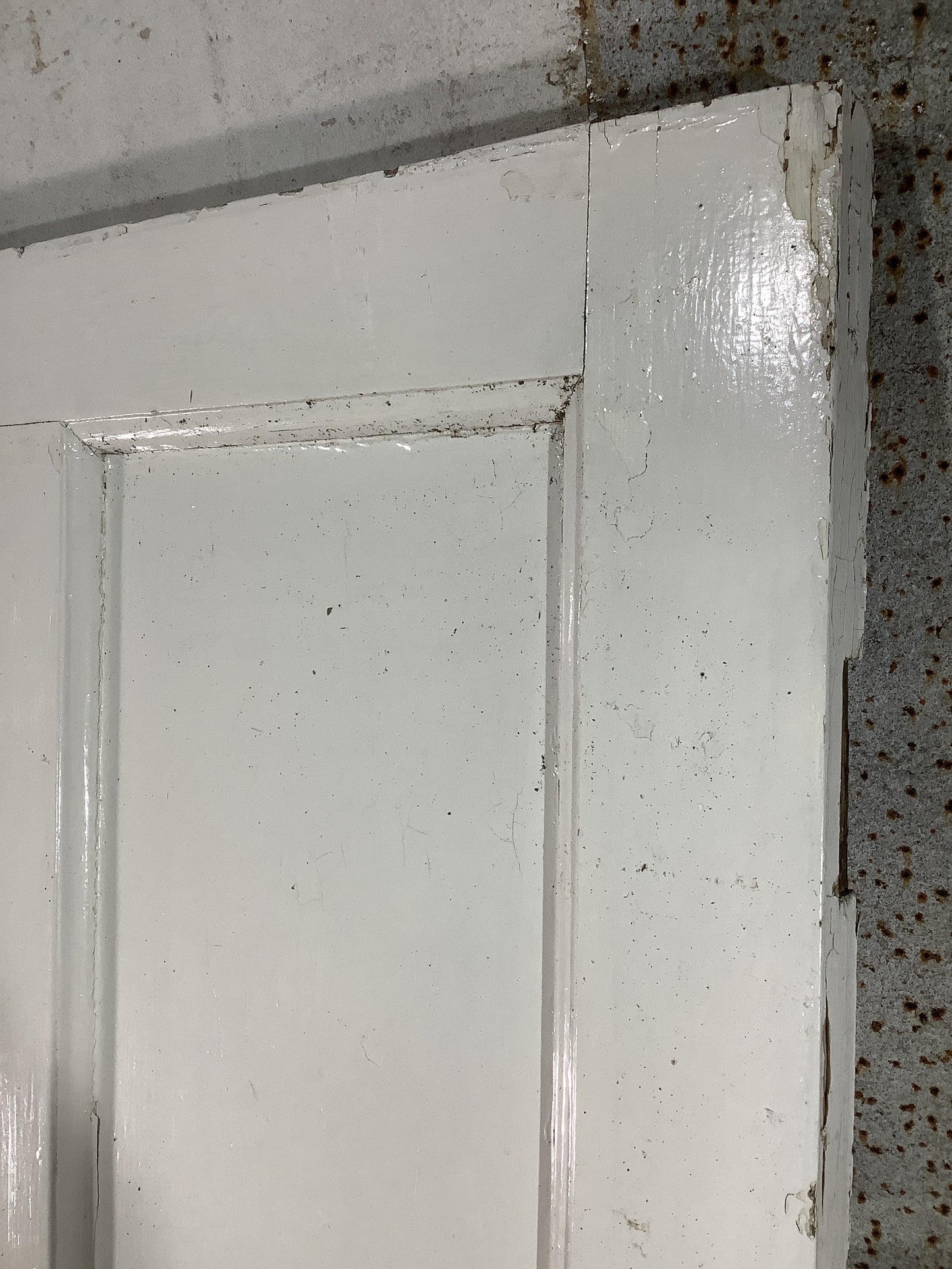 11th Pic 1930s Internal Painted Pine Reclaimed Door