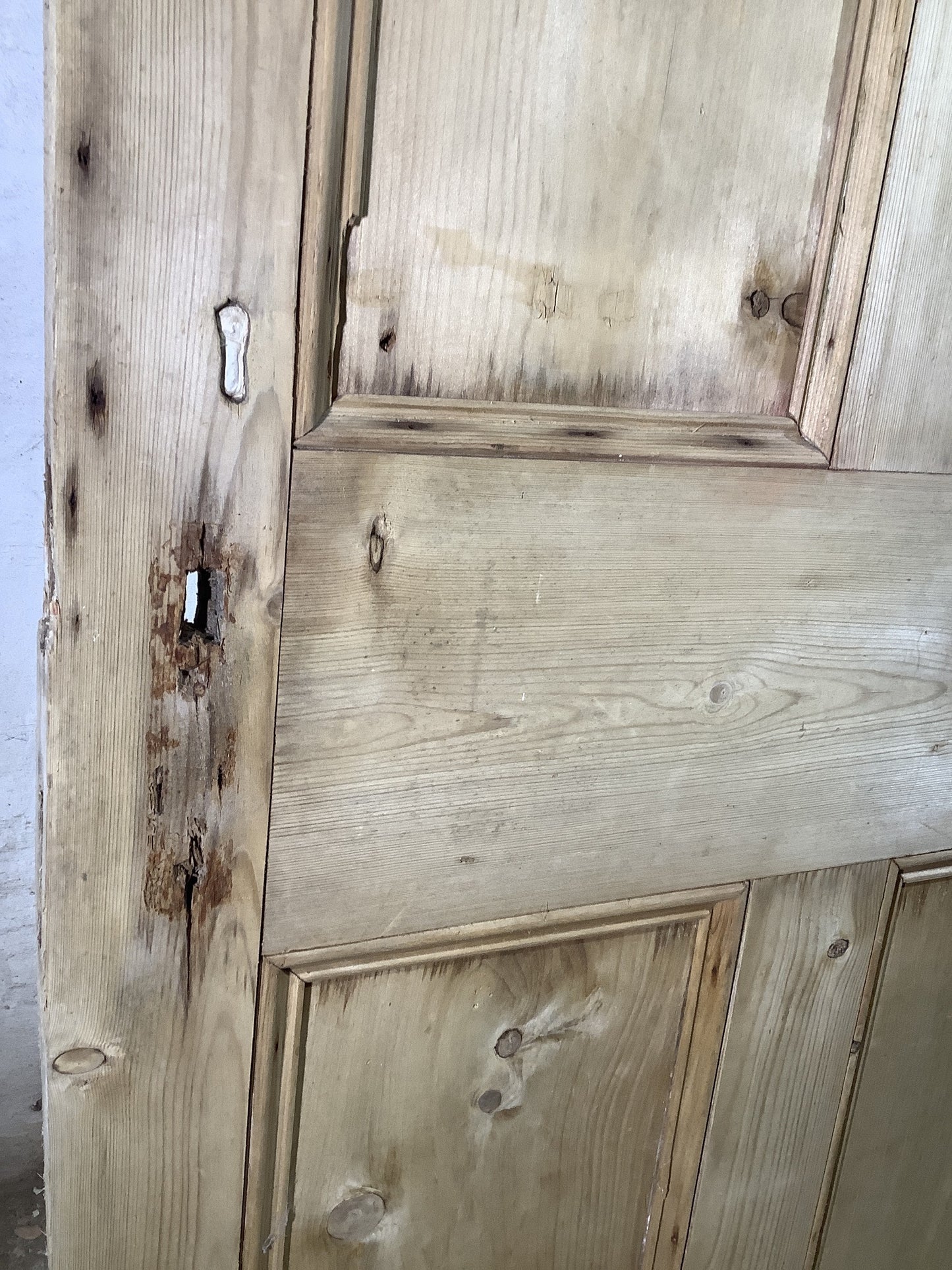 5th Pic Victorian Internal Stripped Pine Reclaimed Door