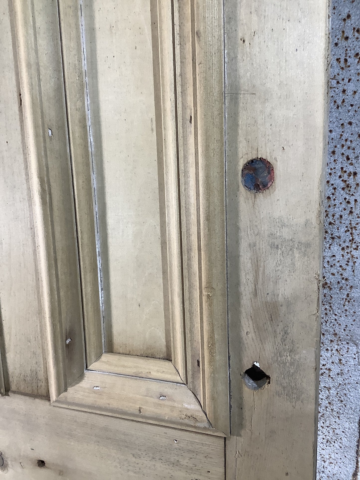 4th Pic Victorian Internal Stripped Pine Reclaimed Door
