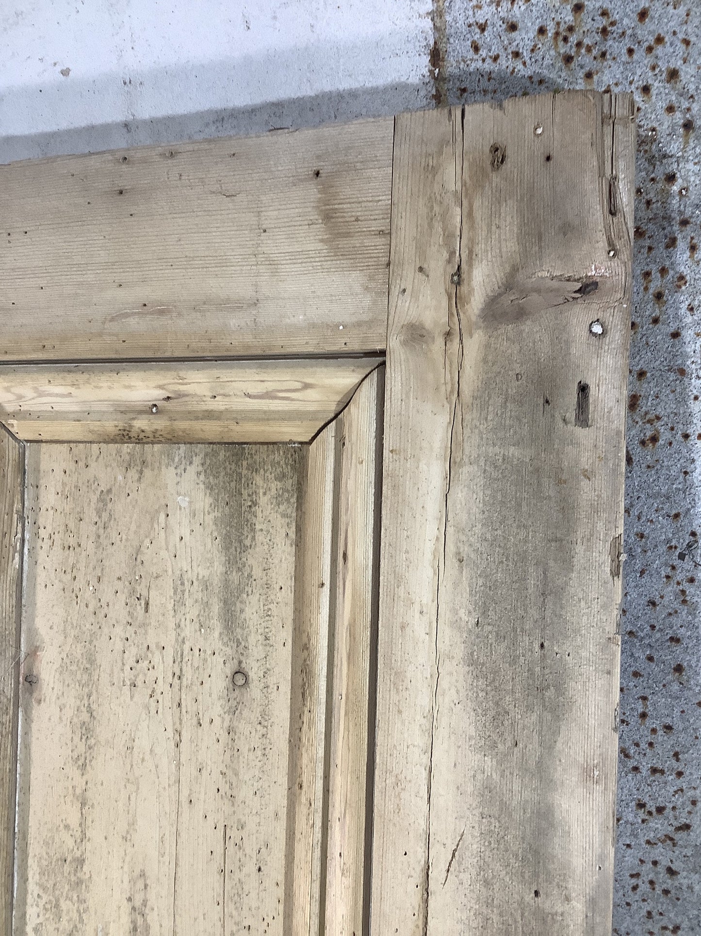 6th Pic Victorian Internal Stripped Pine Reclaimed Door