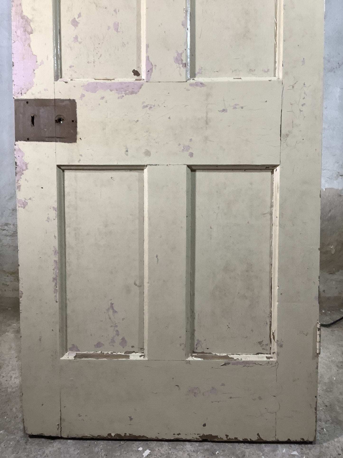 3rd Pic Old Internal Painted Pine Reclaimed Door