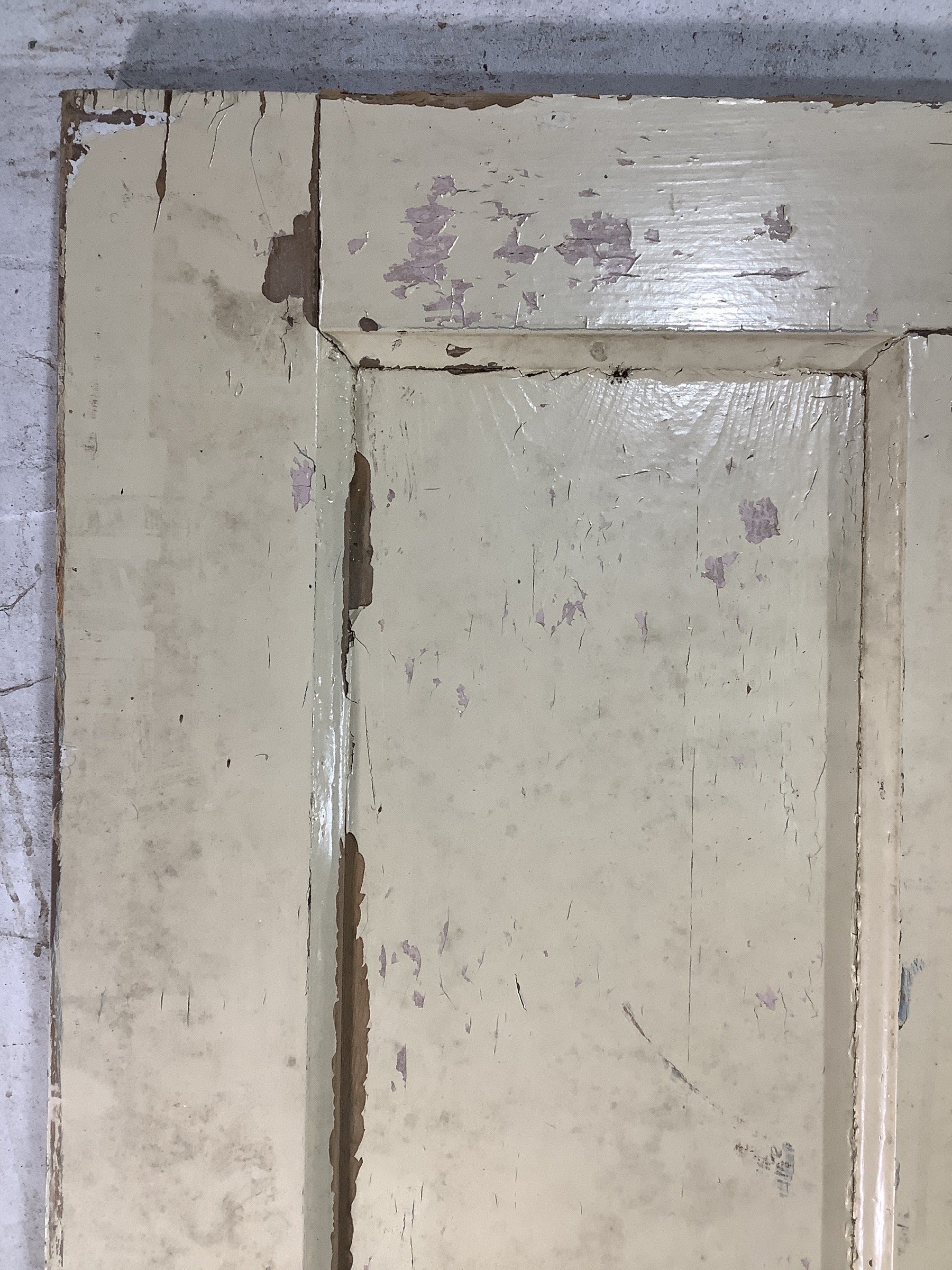6th Pic Old Internal Painted  Pine Reclaimed Door