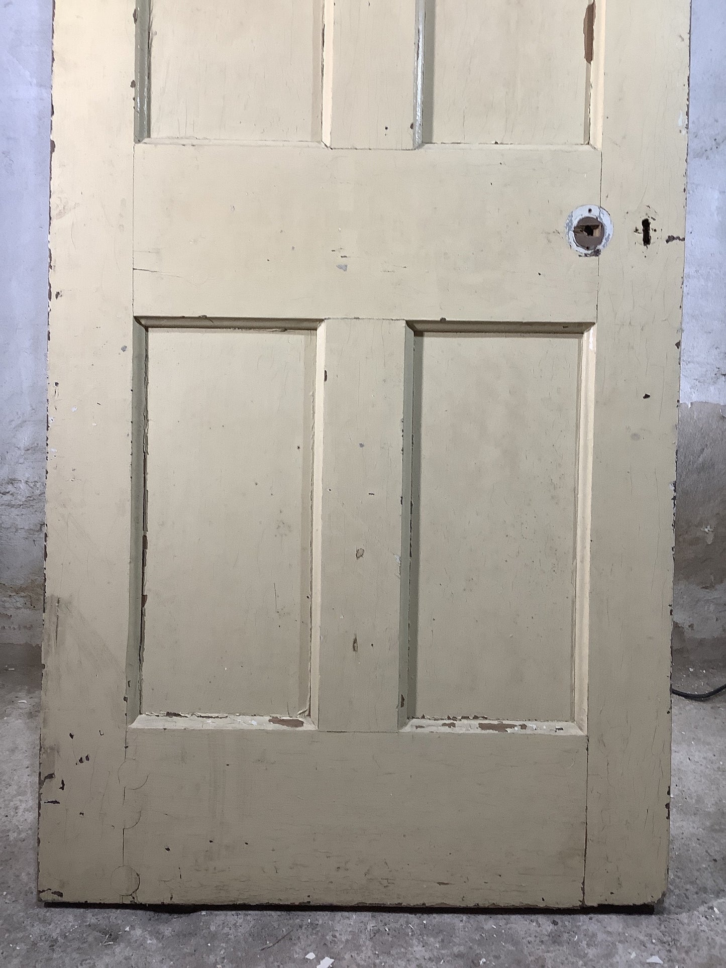 9th Pic Old Internal Painted Pine Reclaimed Door