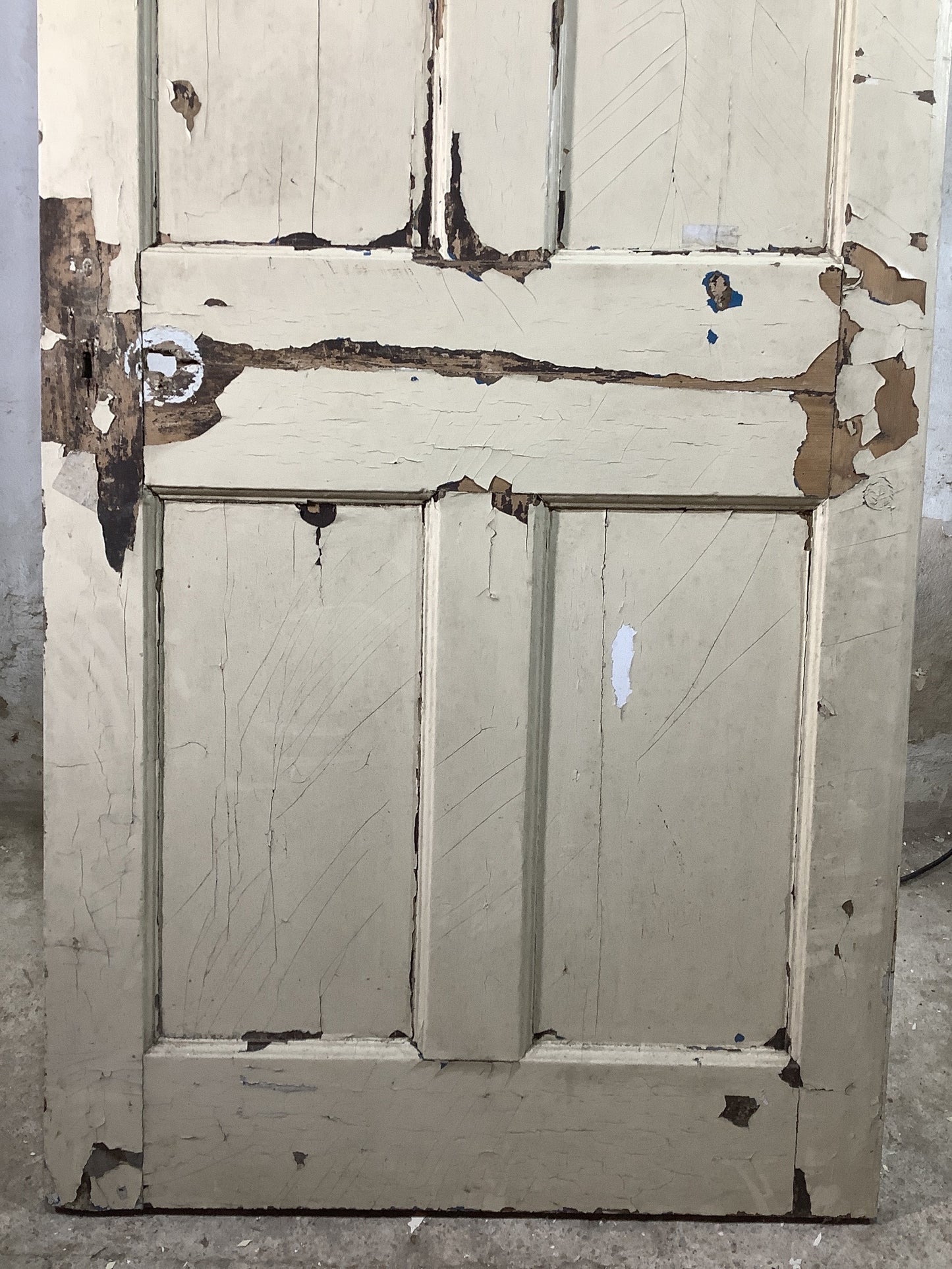 3rd Pic Georgian Internal Painted Pine Reclaimed Door