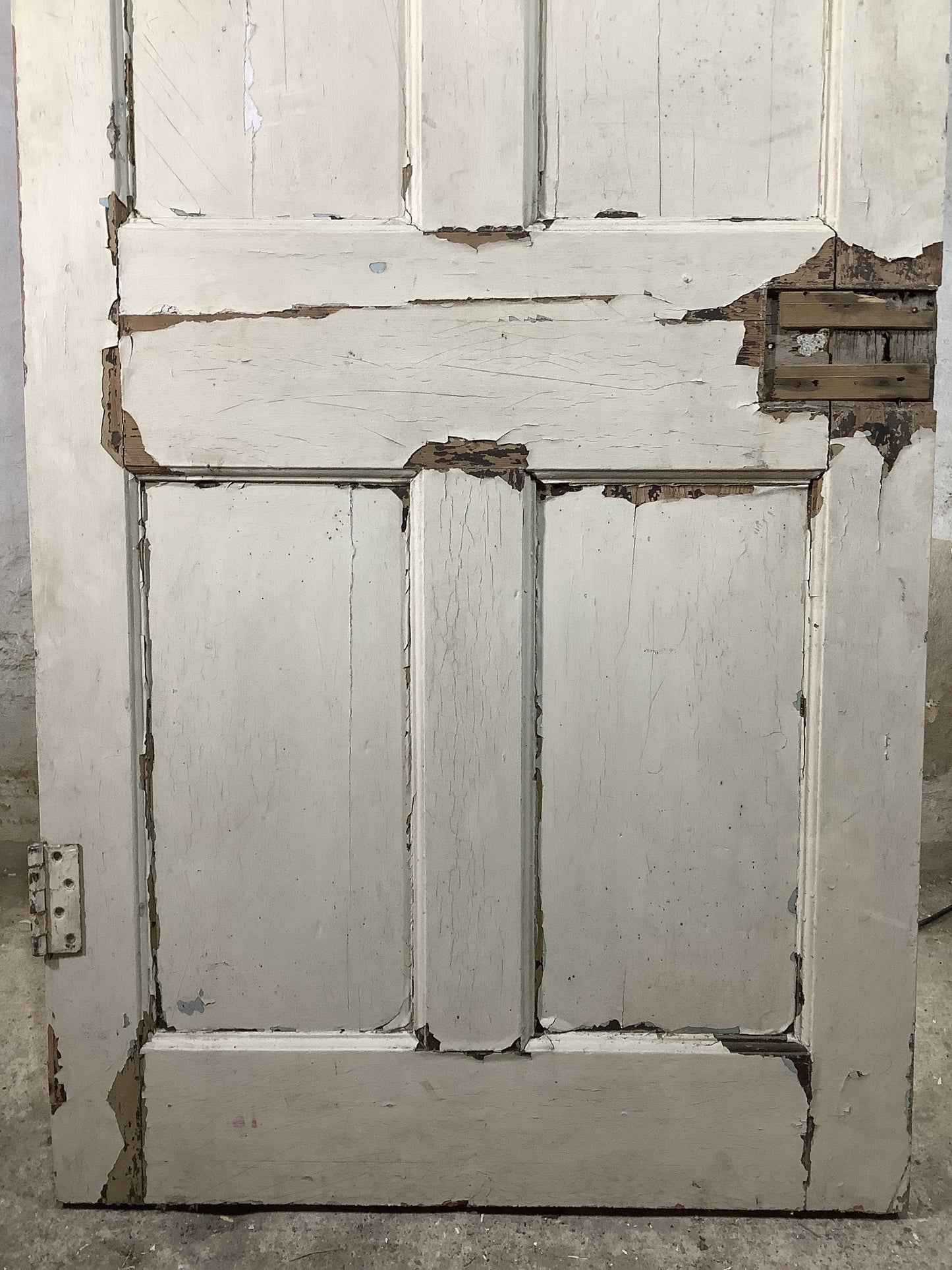 9th Pic Georgian Internal Painted Pine Reclaimed Door