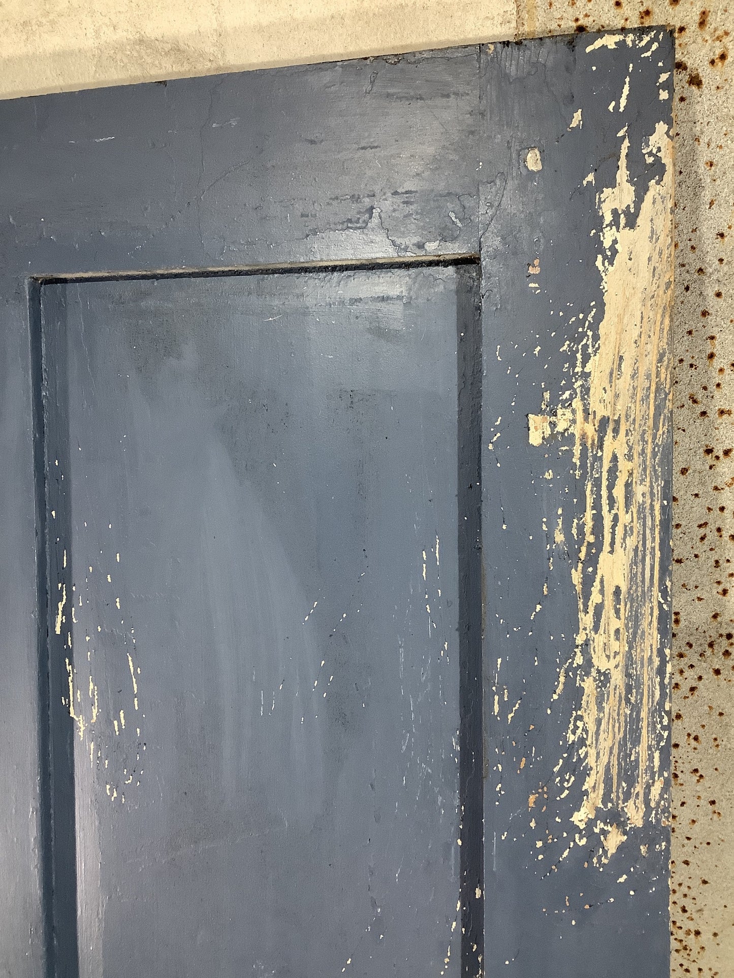 5th Pic Georgian Internal Painted Pine Reclaimed Door