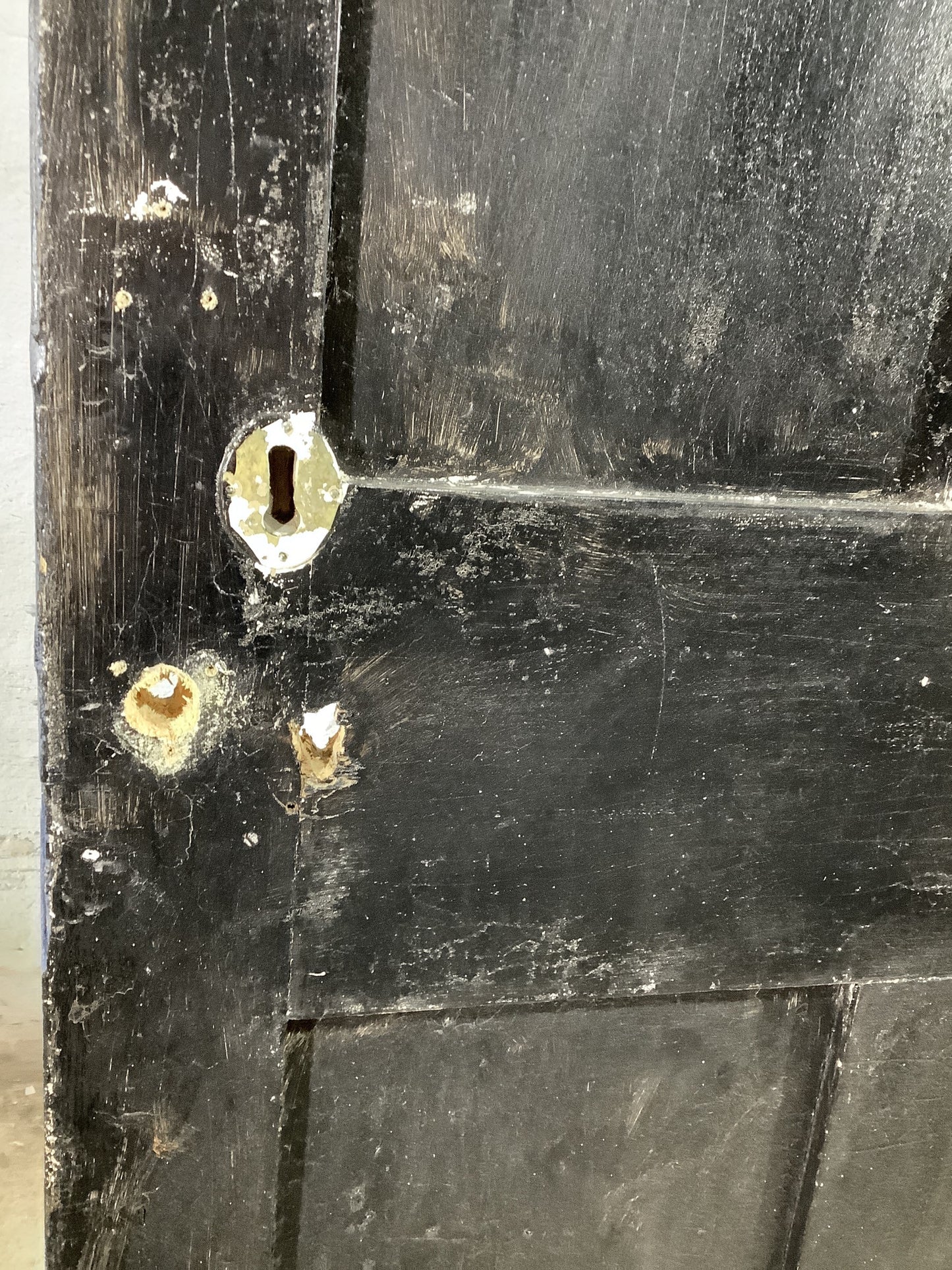 10th Pic Georgian Internal Painted Pine Reclaimed Door