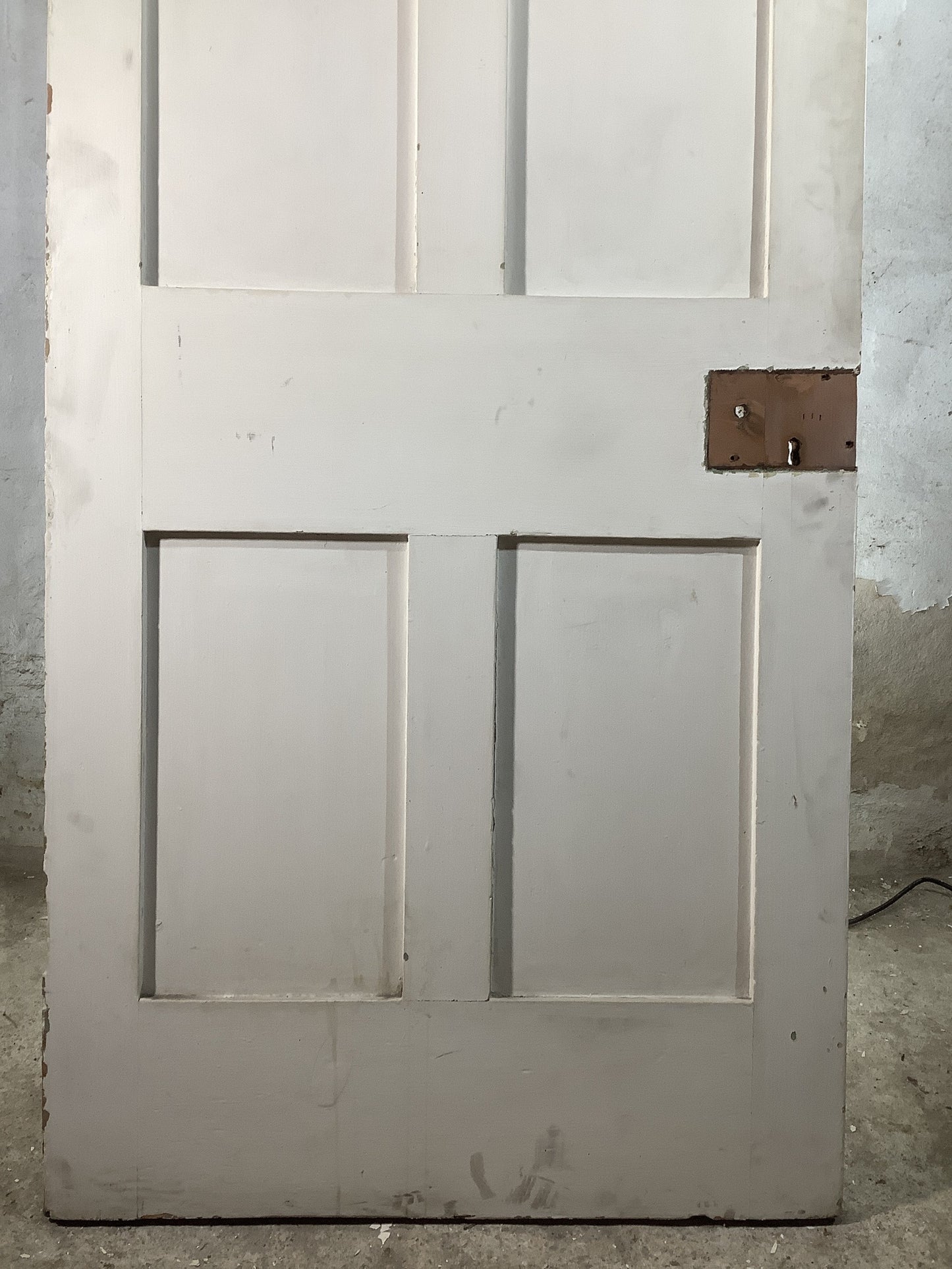 9th Pic Victorian Internal Painted Pine Reclaimed Door