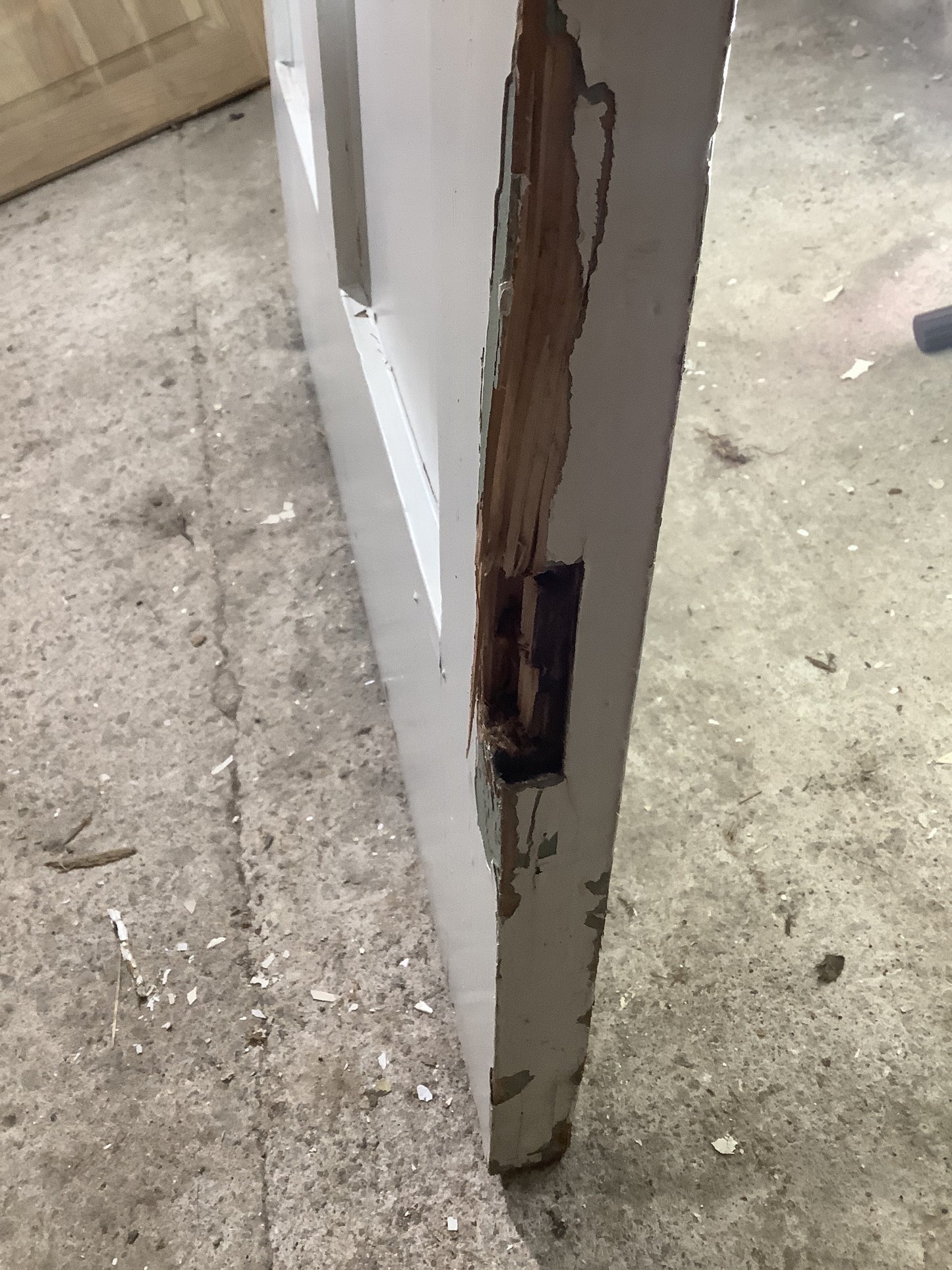 5th Pic Victorian Internal Painted Pine Reclaimed Door