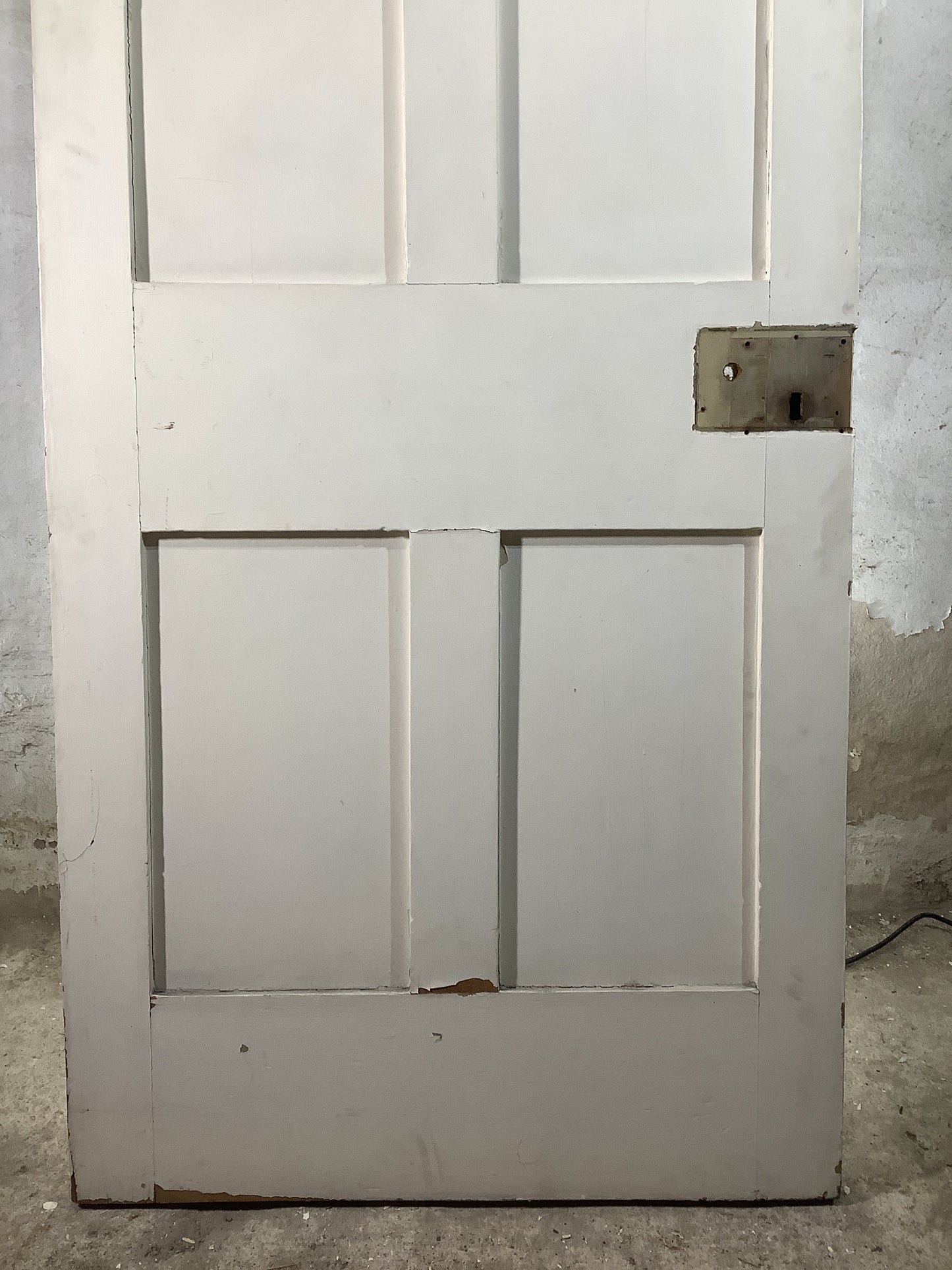 9th Pic Victorian Internal Painted Pine Reclaimed Door