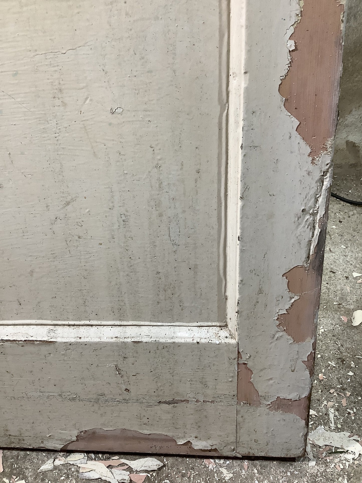6th Pic 1950s 1960s Internal Painted Pine Reclaimed Door