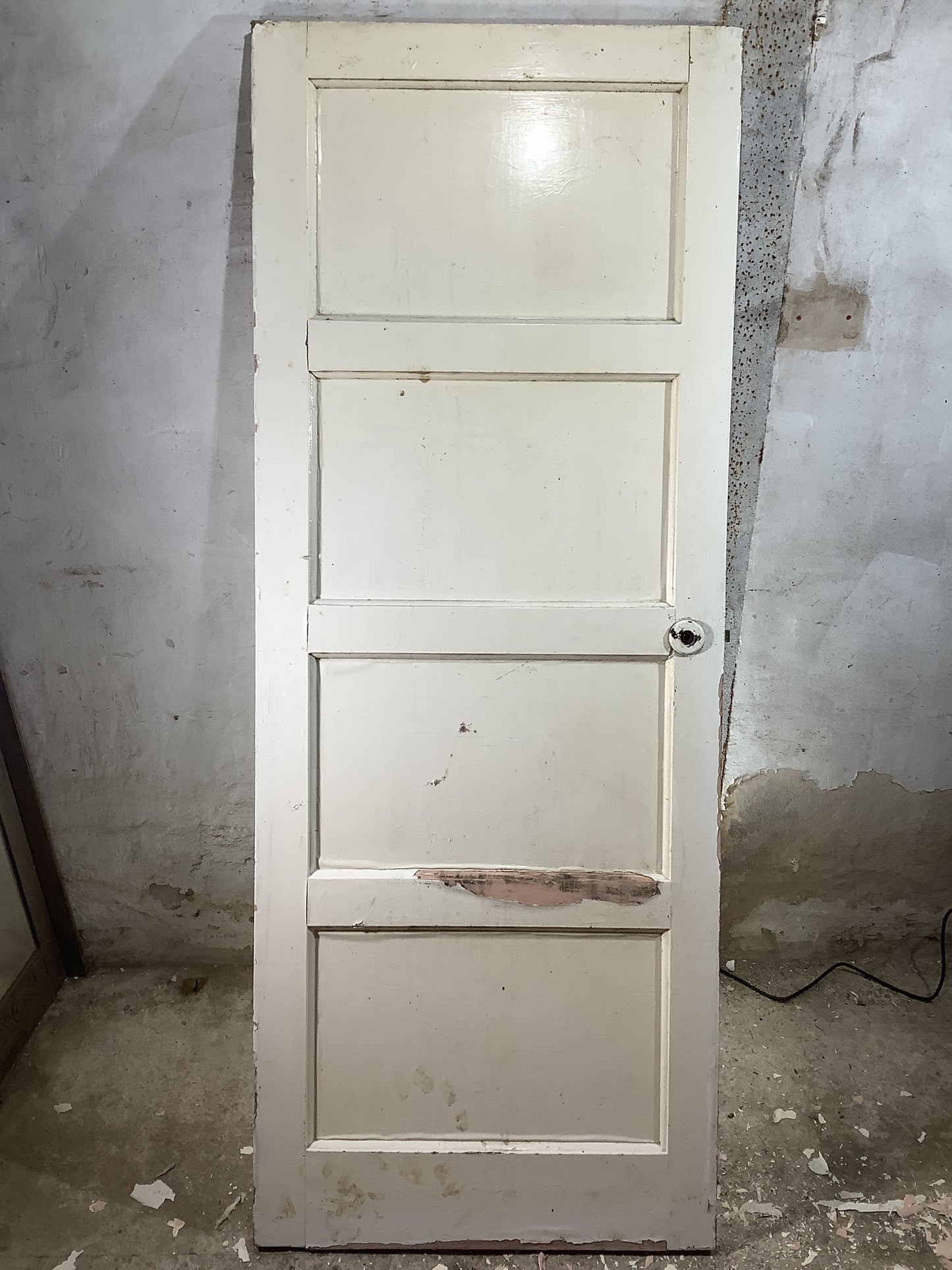 7th Pic 1950s 1960s Internal Painted Pine Reclaimed Door